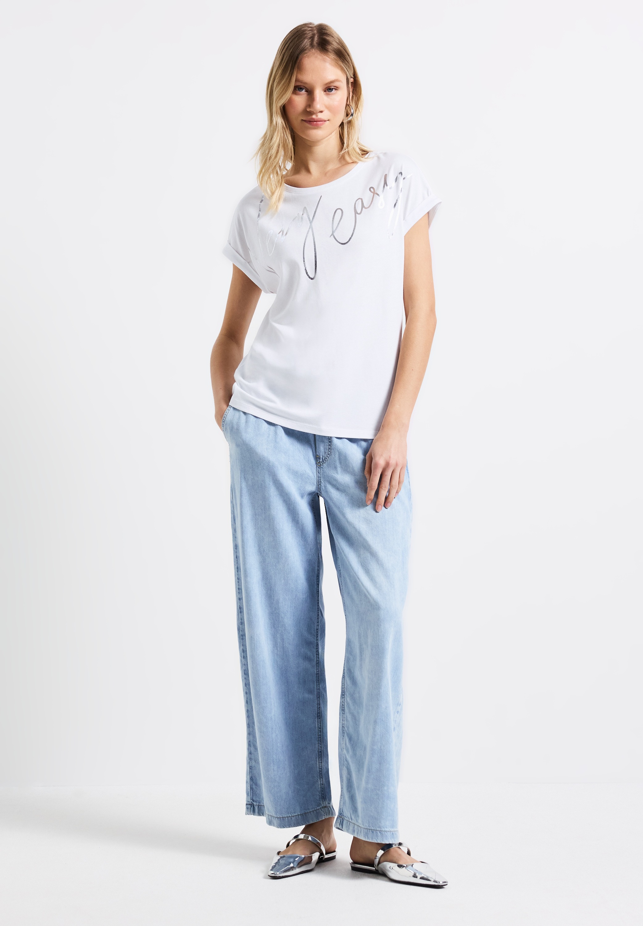STREET ONE T-Shirt, mit Rundhalsausschnitt