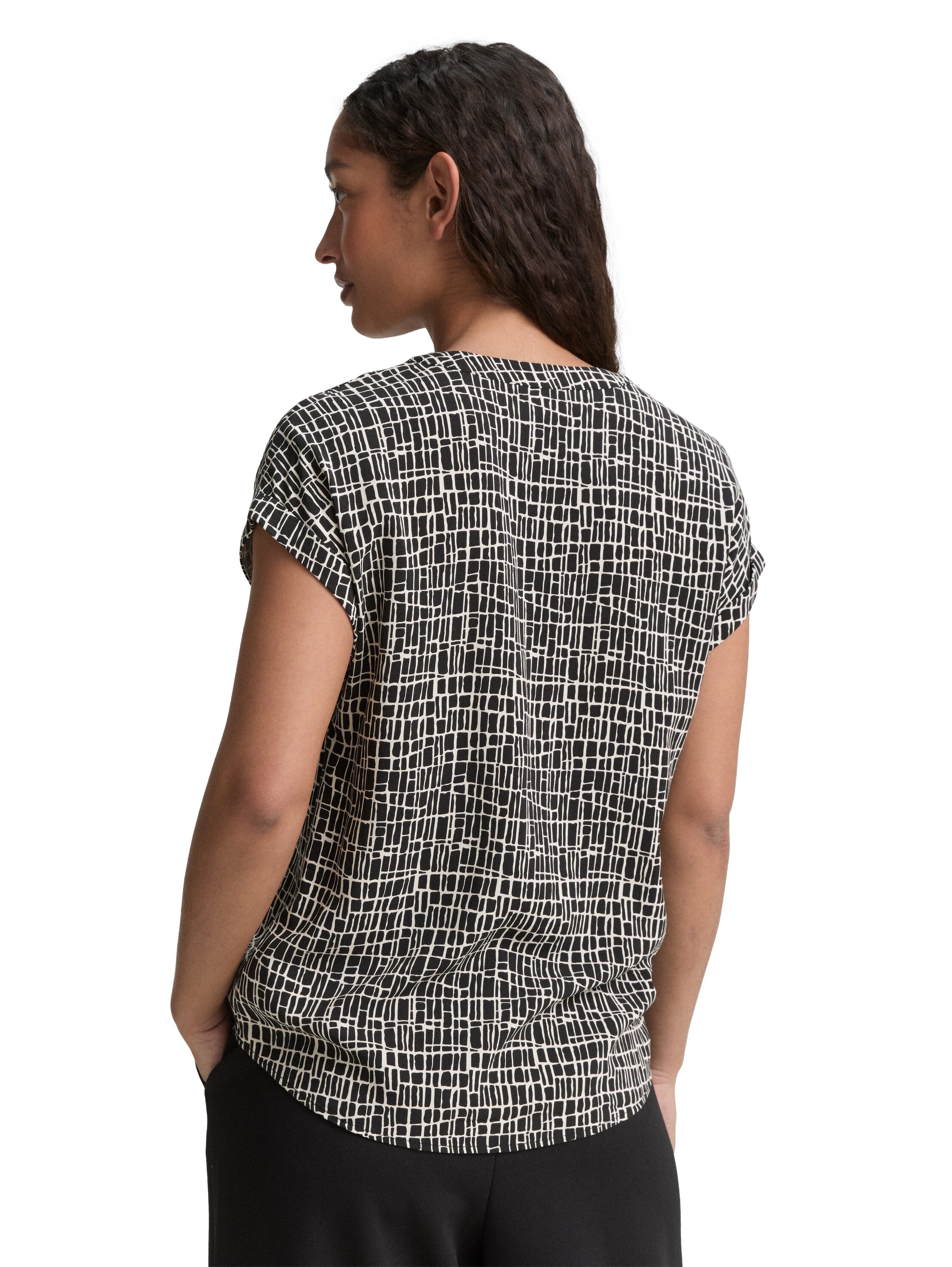 TOM TAILOR Kurzarmbluse, im Loose Fit günstig online kaufen