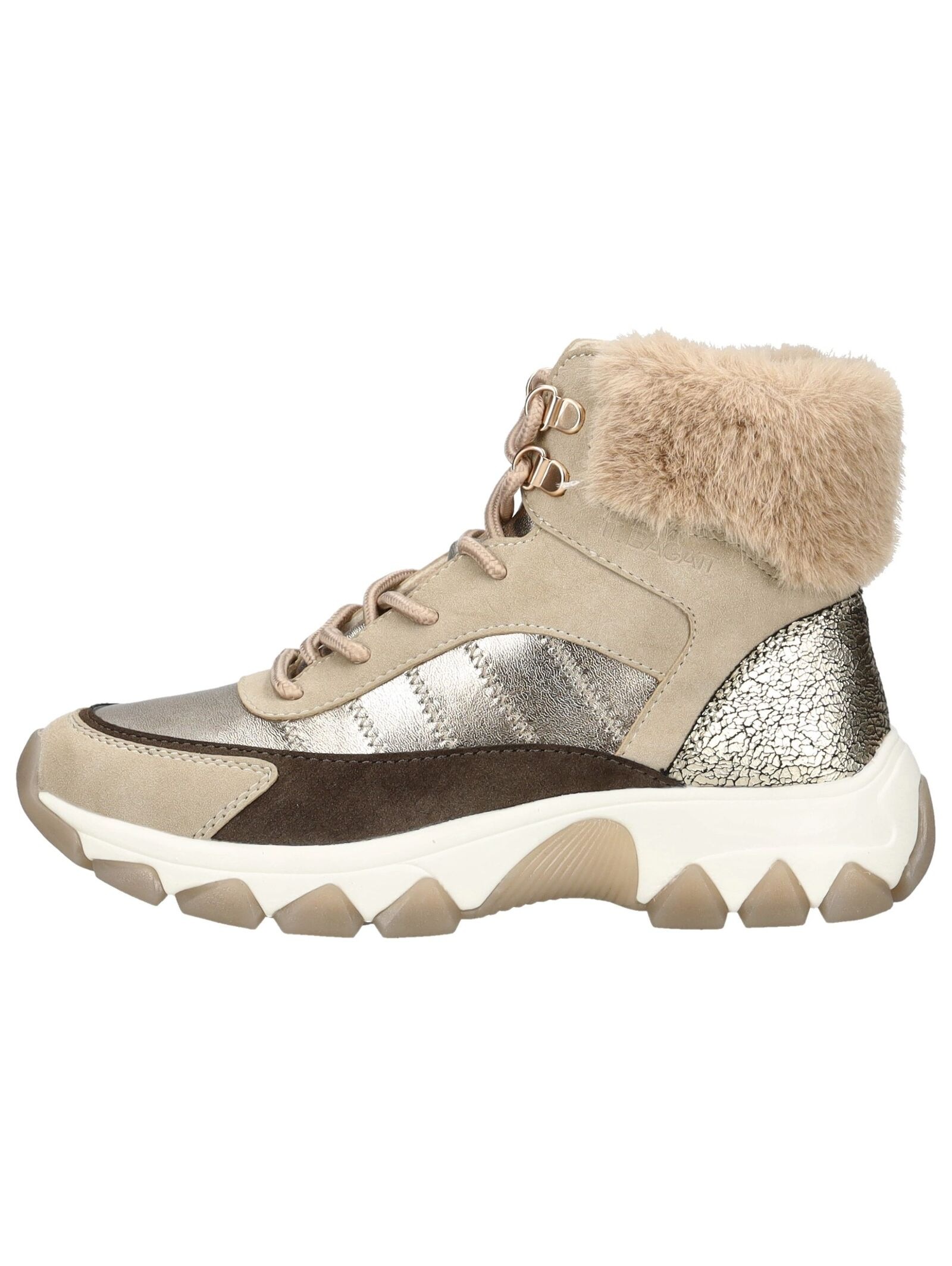 BAGATT Schnürstiefelette "BAGATT Stiefelette Lederimitat/Textil" günstig online kaufen