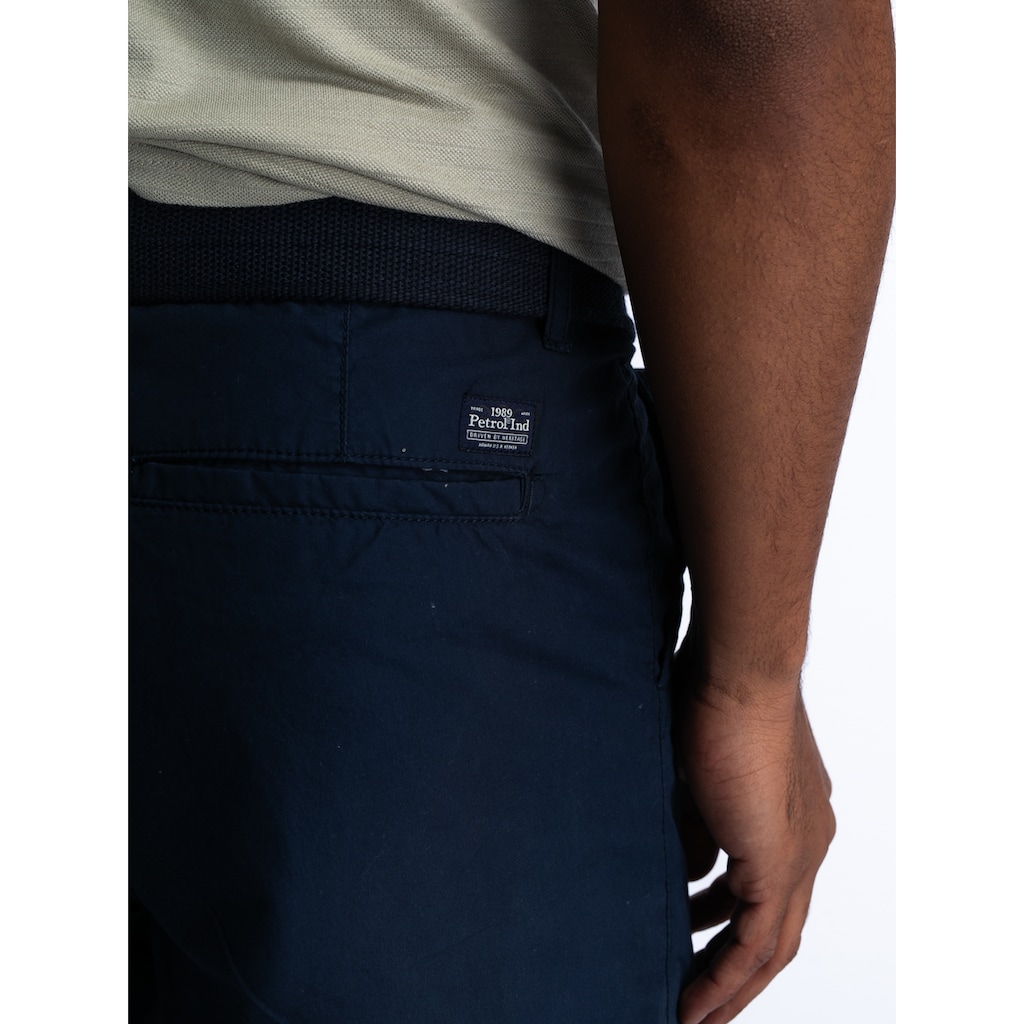 Petrol Industries Chinoshorts »Men Shorts Chino«, (2 tlg.), inklusive Gürtel