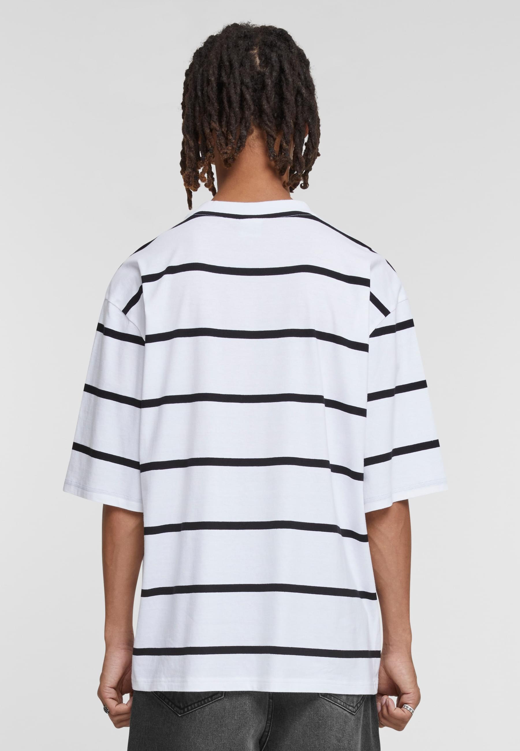 URBAN CLASSICS T-Shirt »Urban Classics Herren Oversized Sleeve Modern Stripe Tee«, (1 tlg.)