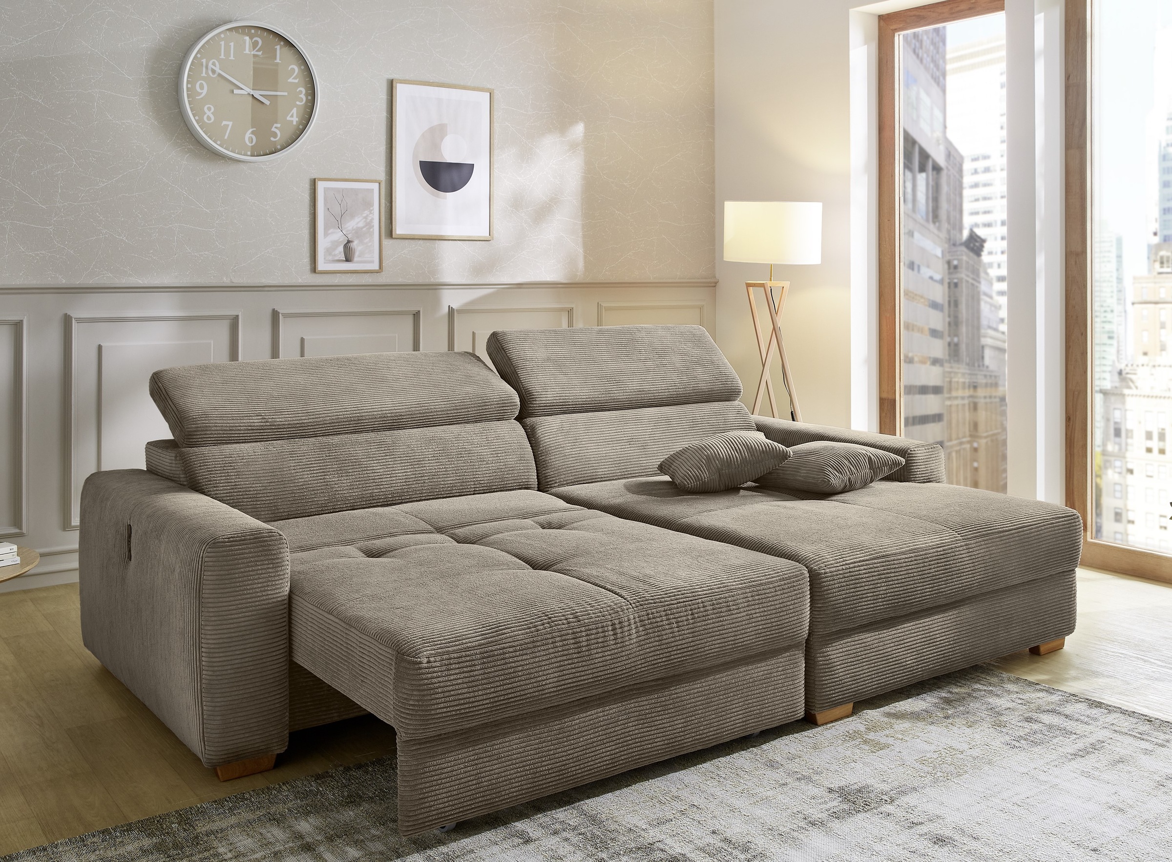 Jockenhöfer Gruppe Ecksofa "Slider, L-Form, 140kg Belastbarkeit je Sitzplat günstig online kaufen