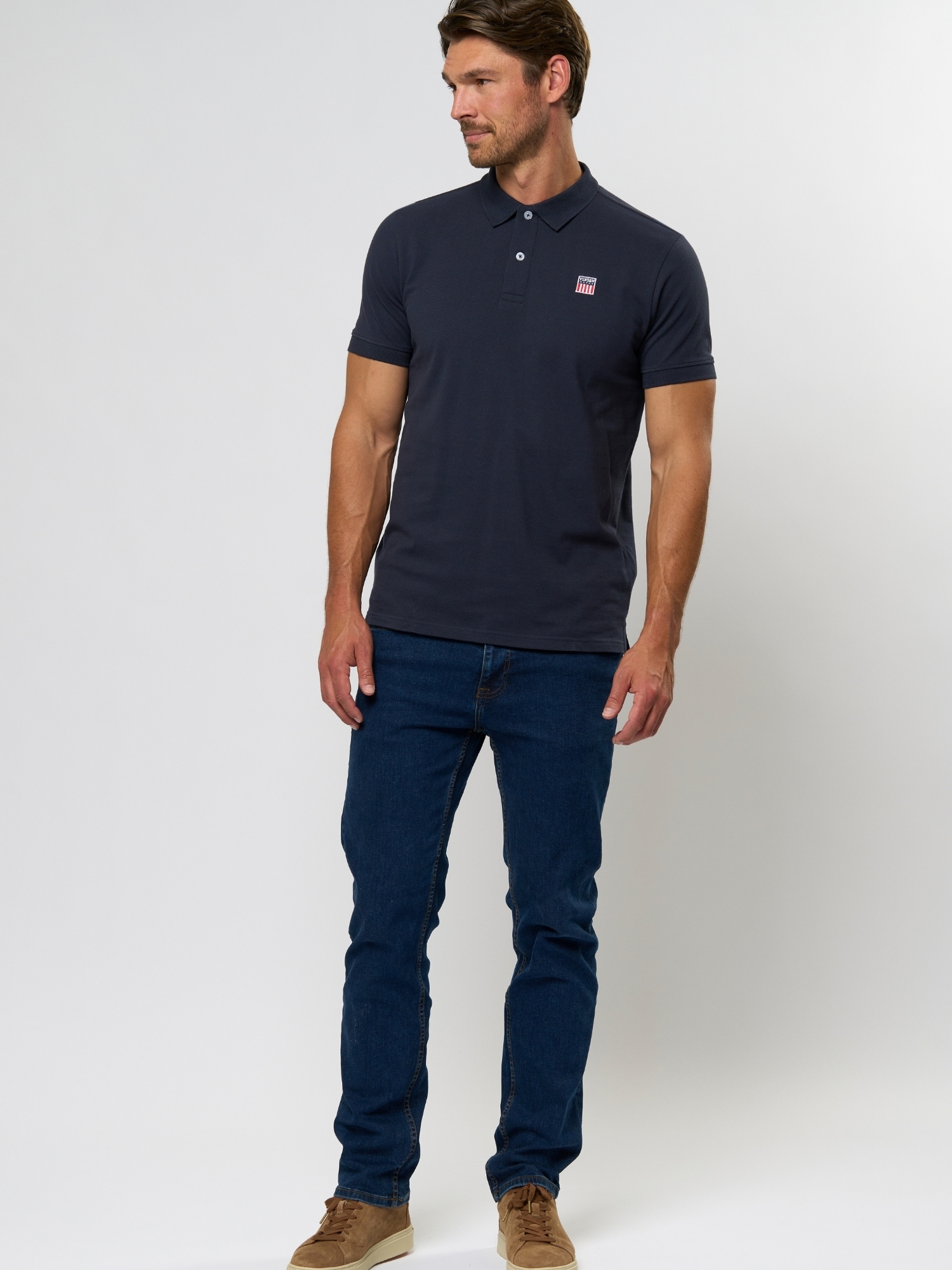 VINSON Kurzarmhemd »VINSON 2-pack Polo Mike«