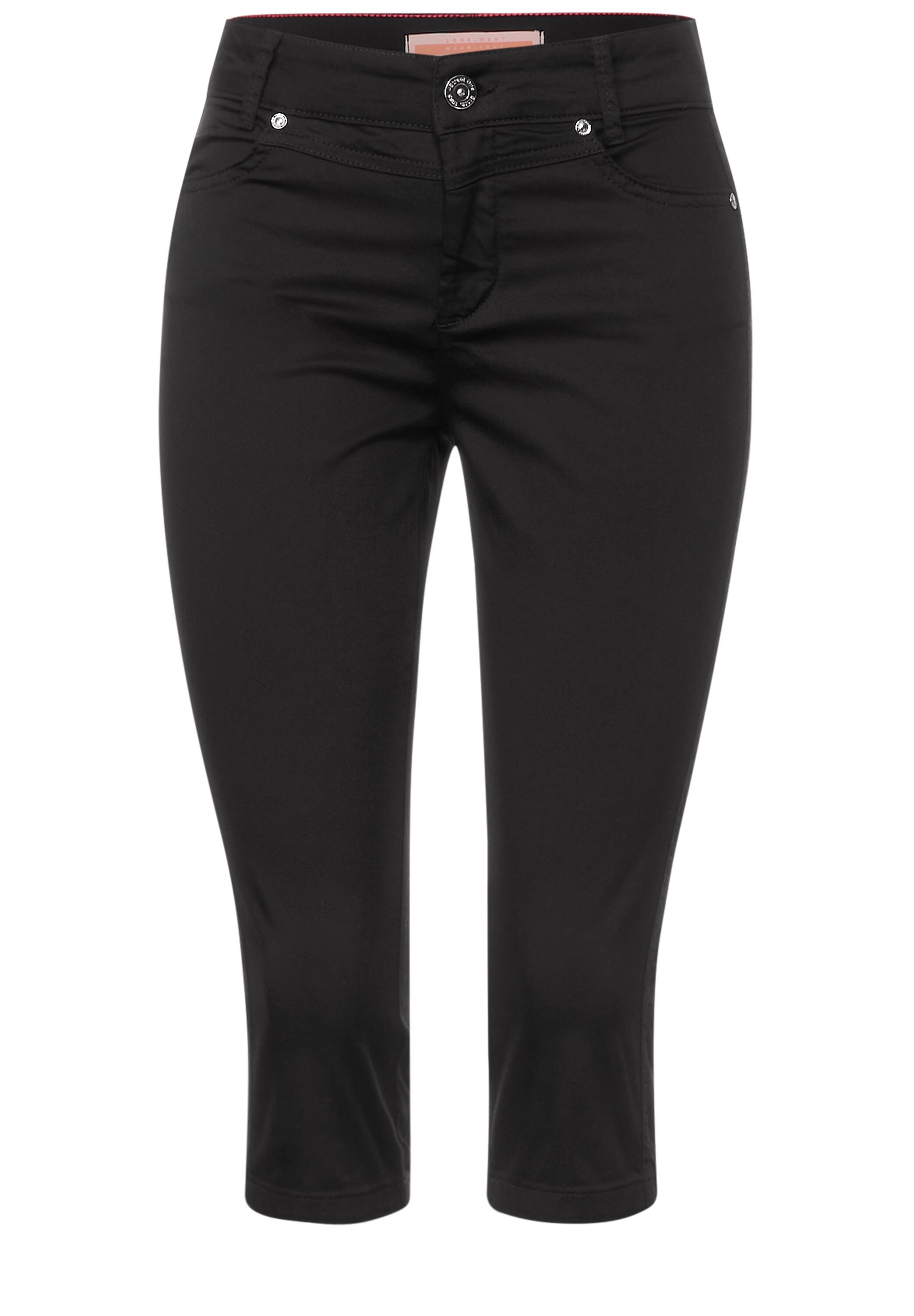 STREET ONE Caprihose, aus Baumwolle mit Stretchanteil