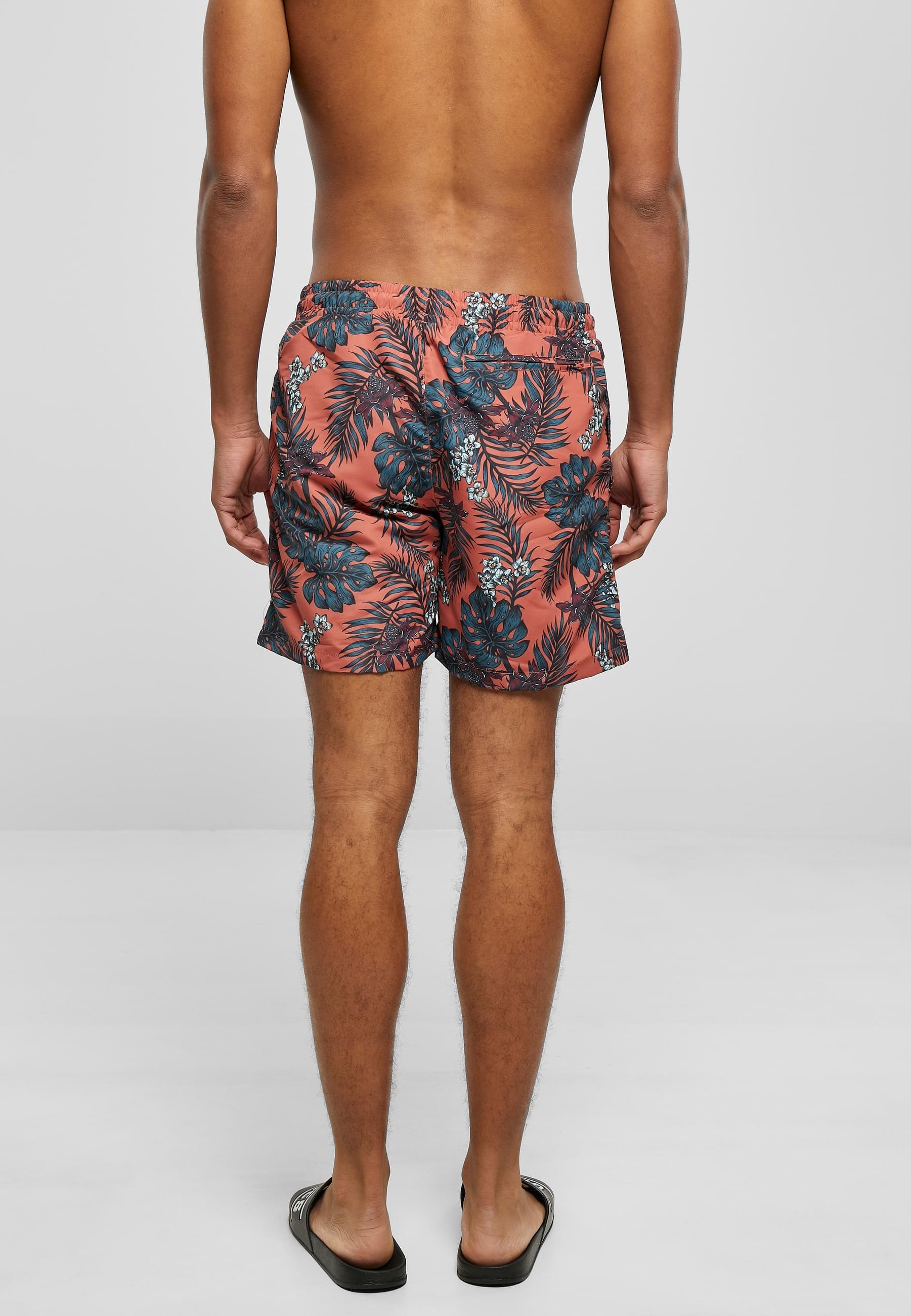 URBAN CLASSICS Badeshorts »Urban Classics Herren Pattern Swim Shorts«