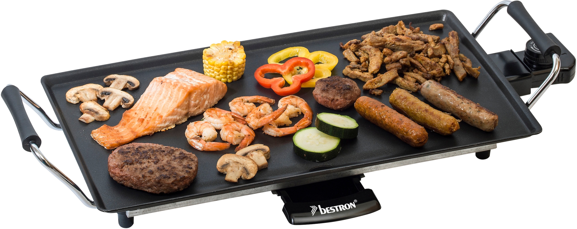 bestron Tischgrill »ABP602« 2000 W Planchagril...