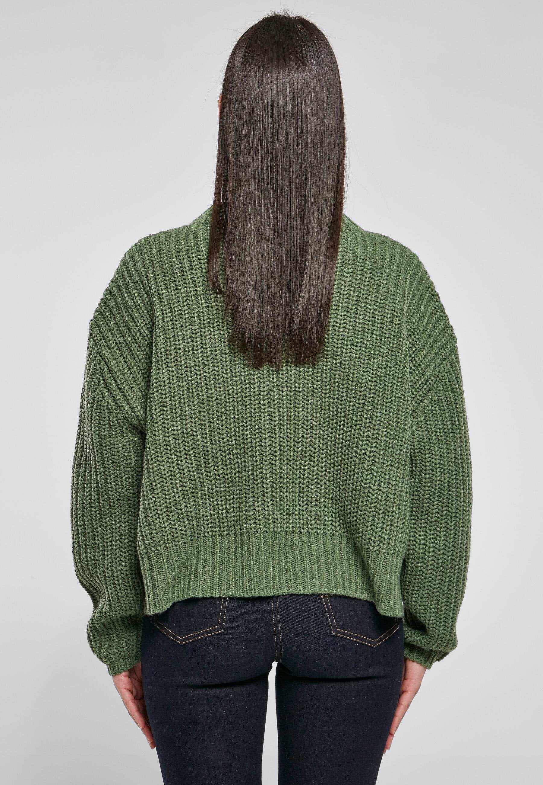 URBAN CLASSICS Rundhalspullover »Urban Classics Damen Ladies Wide Oversize Sweater«, (1 tlg.)