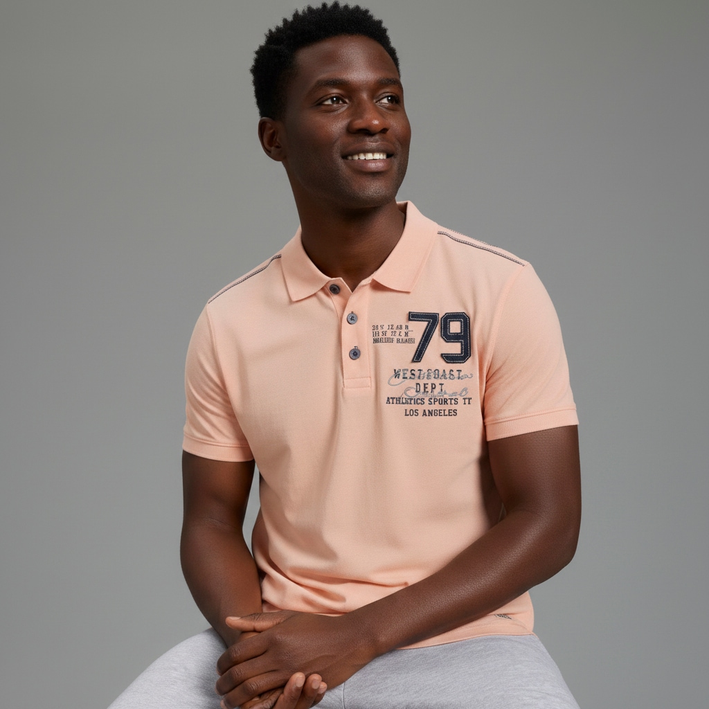 KangaROOS Poloshirt schmale Passform, mit Halbarm, aus Piqué-Material