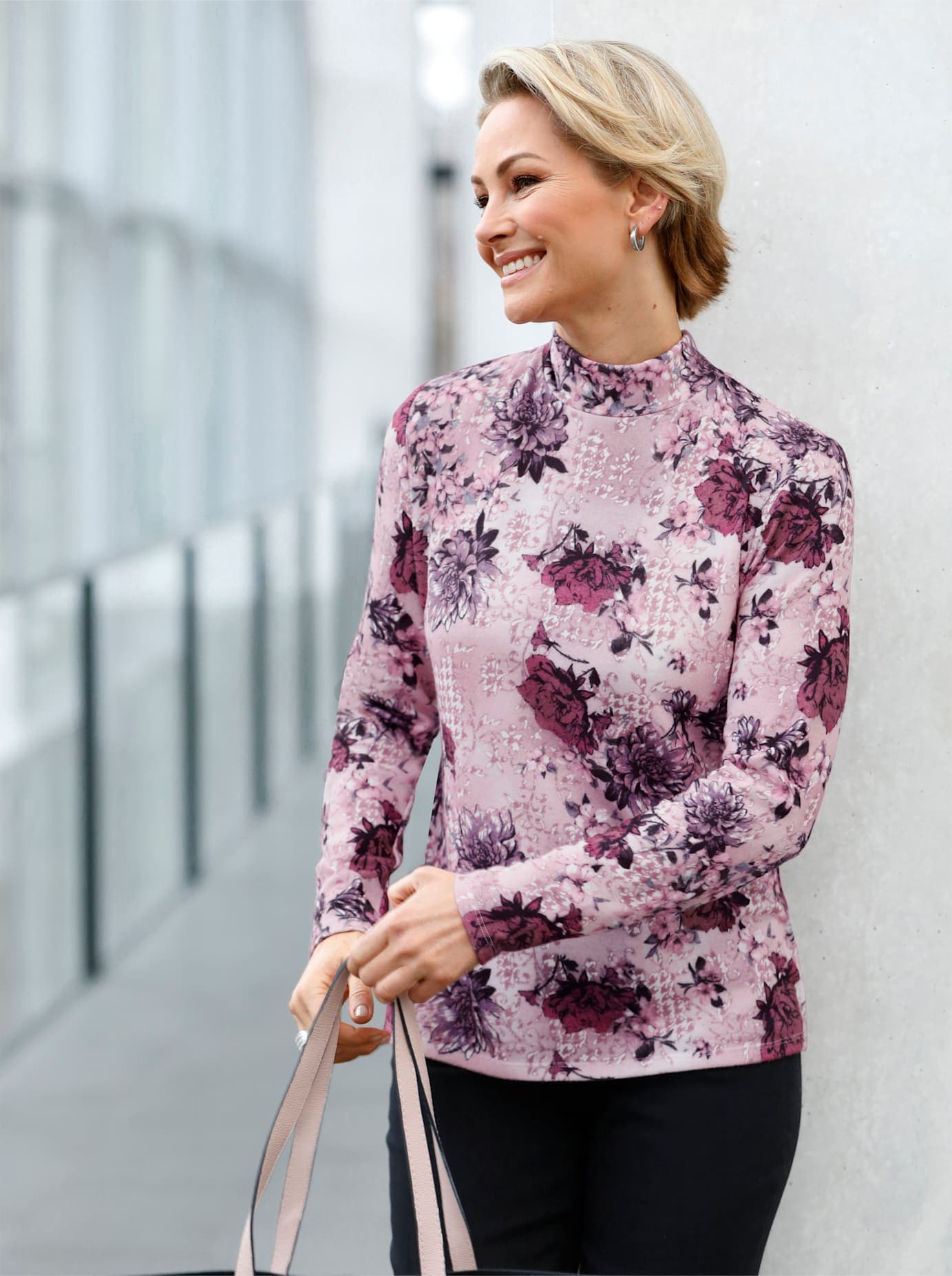 Classic Basics Stehkragenshirt "Winter-Shirt" 1 Stk. tlg. günstig online kaufen