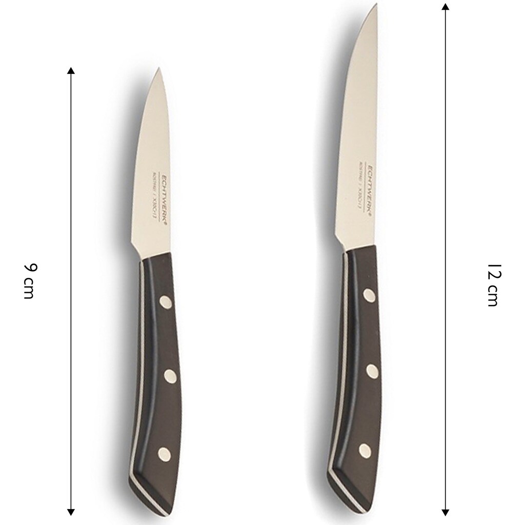 ECHTWERK Messerblock »Premium«, 15 tlg., aus Akazienholz mit Gummifüßen, Messer Set aus Klingenstahl, 15tlg
