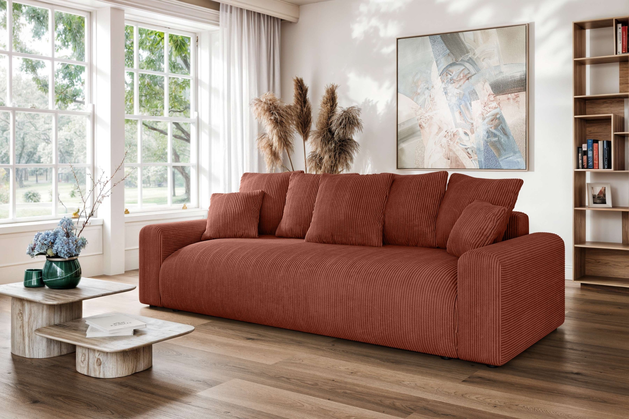 Home affaire Big-Sofa "LAKESIDE klein 3-Sitzer Schlafsofa mit Bettkasten, B günstig online kaufen