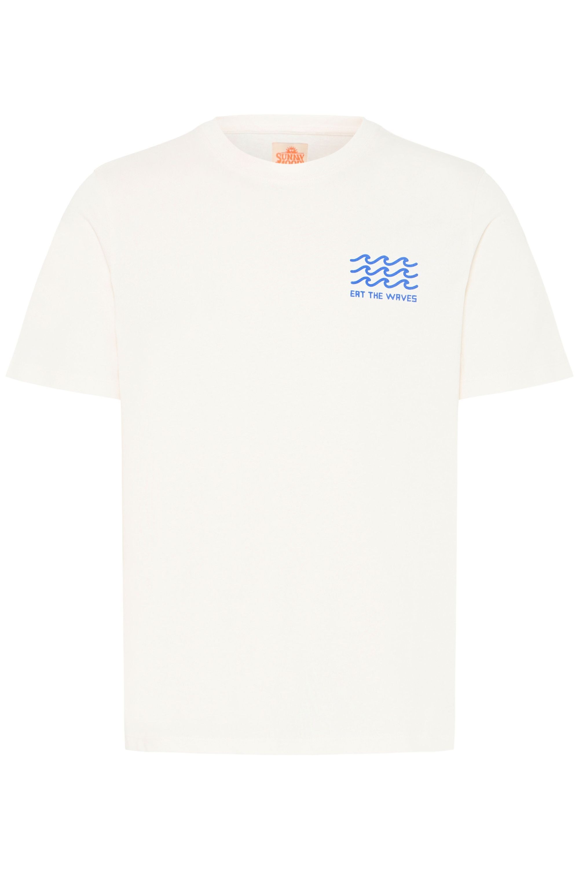 Blend Rundhalsshirt "BHSun Island" Modernes T-Shirt mit Backprint günstig online kaufen
