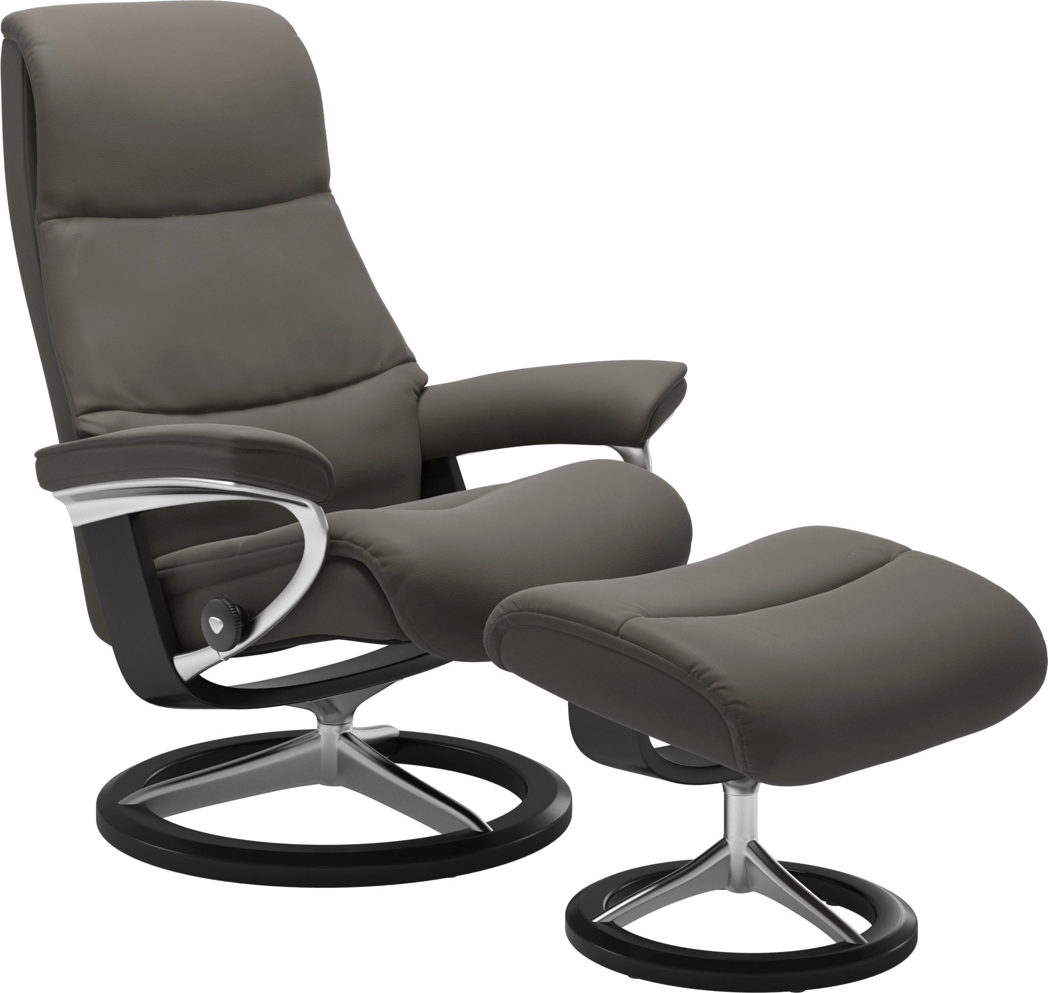 Stressless Relaxsessel "View", (Set, Relaxsessel mit Hocker), mit Signature günstig online kaufen