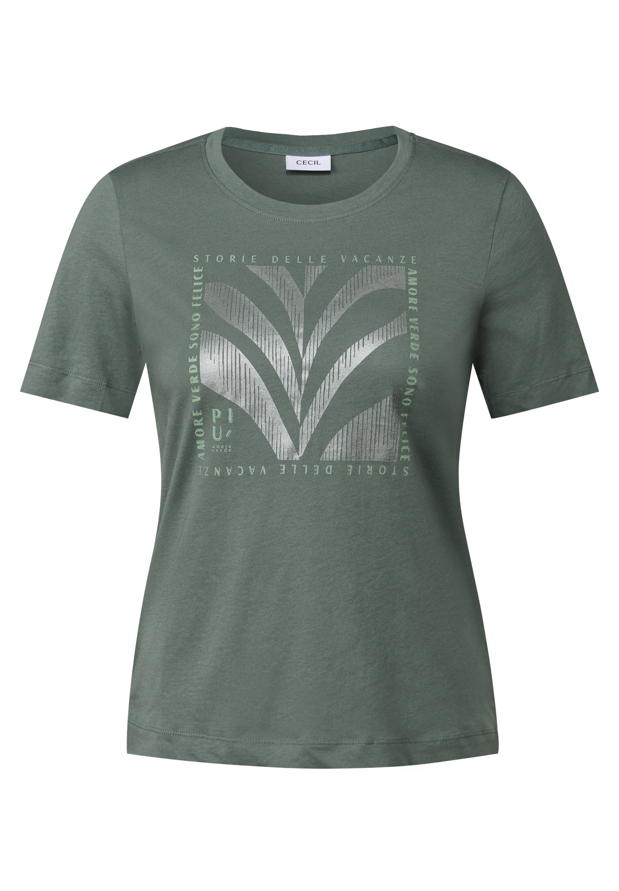 Cecil T-Shirt, aus reiner Baumwolle