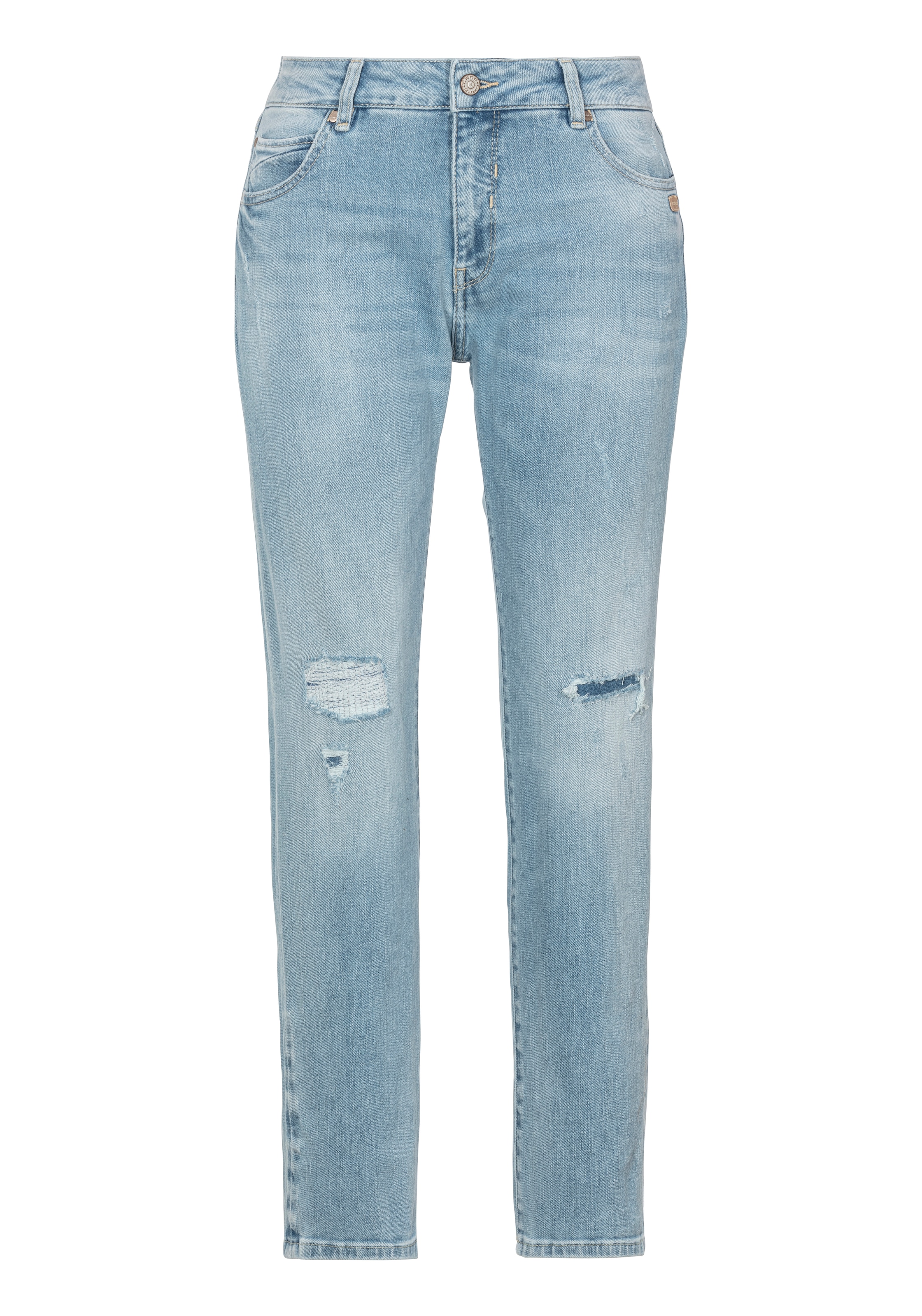 GANG Boyfriend-Jeans »94NADIA«, 5-Pocket Style mit Reißverschluss und Knopf