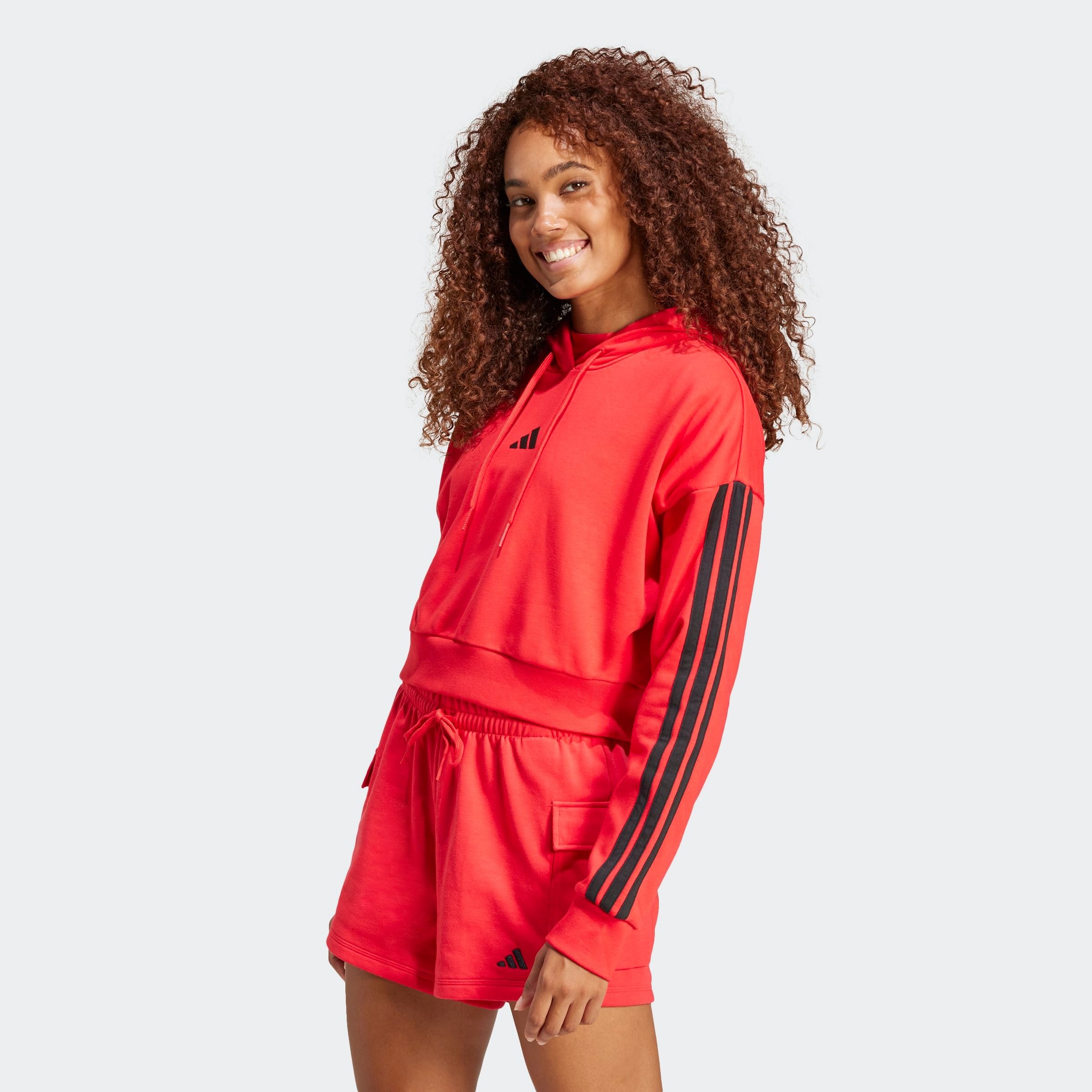 adidas Sportswear Kapuzensweatshirt »W 3S FT CRO HD«