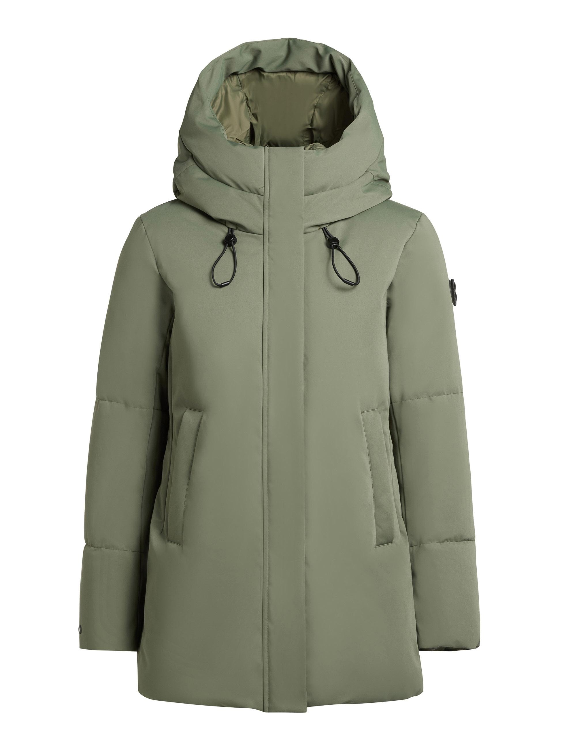khujo Kurzmantel »Allap« Warmer Damen Mantel mit innenliegenden Rucksack-Trägern