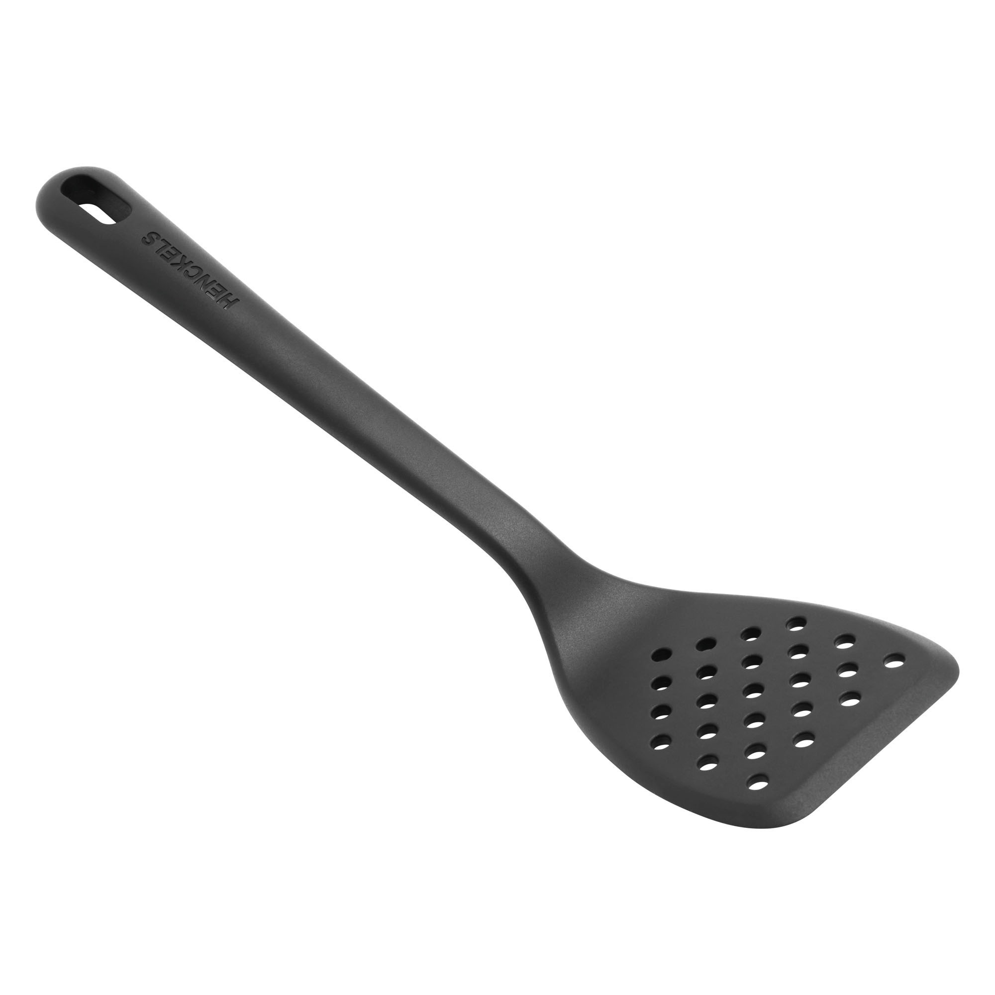 HENCKELS by ZWILLING Pfannenwender "Silicone Onyx" Hitzebeständig, Aufhänge-Öse, Silikon
