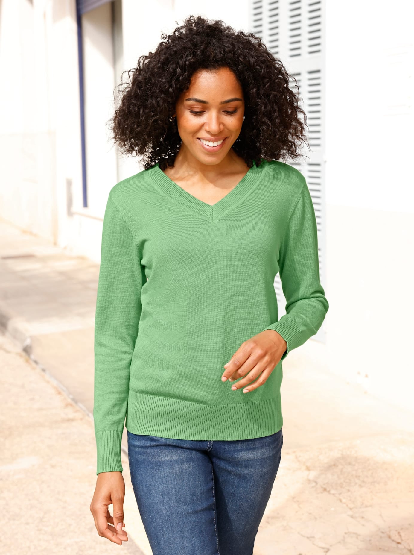 Classic Basics V-Ausschnitt-Pullover "V-Ausschnitt-Pullover"