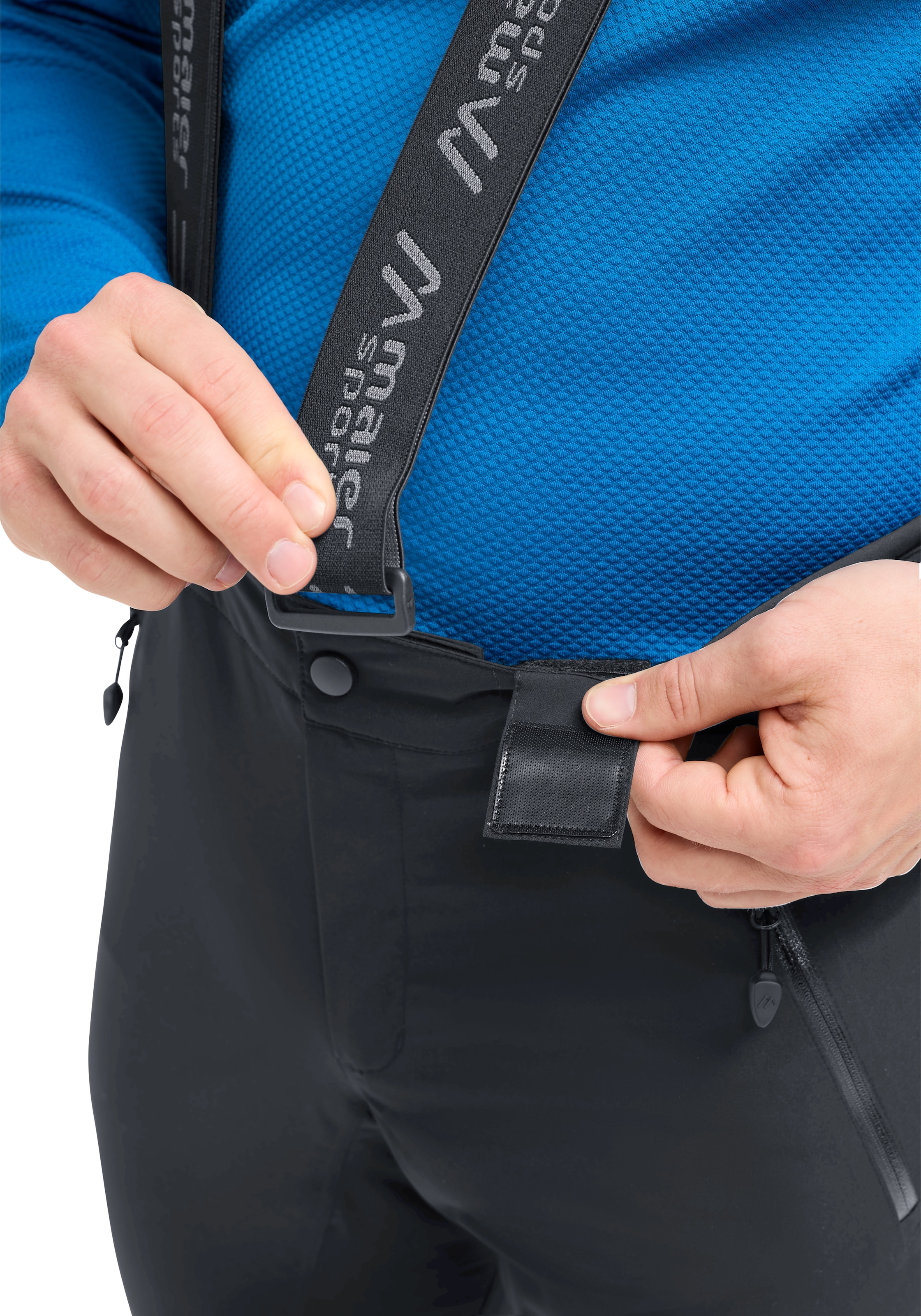 Maier Sports Skihose »Copper slim«  Herren Schneehose mit Hosenträgern, wind/wasserdicht, Slim Fit