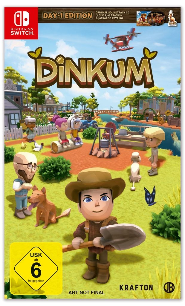 KRAFTON Spielesoftware "Dinkum - Day One Edition", Nintendo Switch, bunt, Spielesoftware