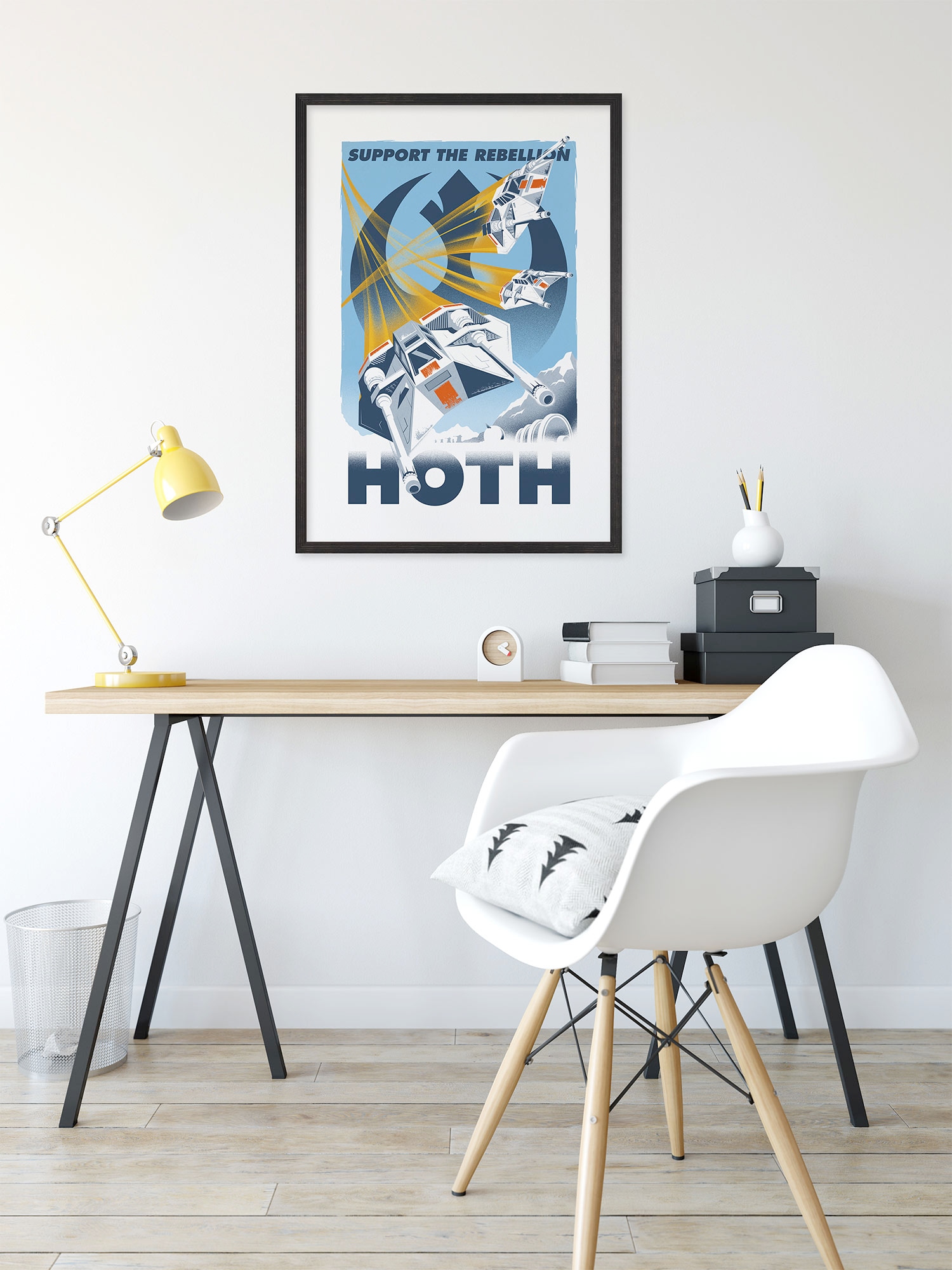 Komar Wandbild »Star Wars Hoth Temporary Headquarter«, Disney, (Set, 1 St.), 30 x 40 cm (Breite x Höhe) - Kinderzimmer, Dekoration