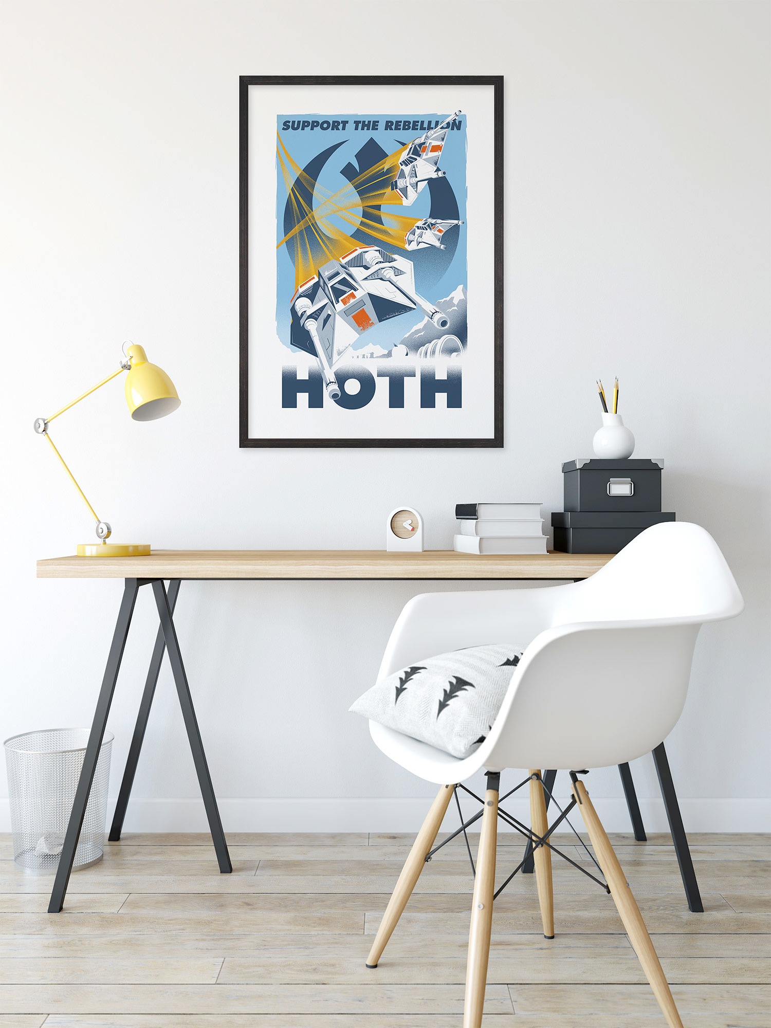 Komar Wandbild "Star Wars Hoth Temporary Headquarter", Disney, (Set, 1 St.) günstig online kaufen