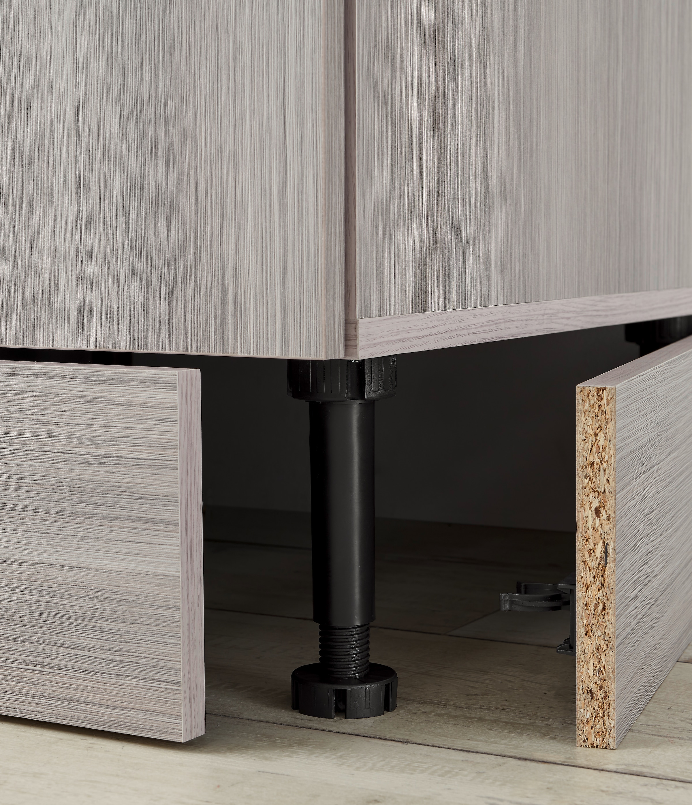 BASIC by Balculina Küchenzeile »Landzeit BxHxT 320x240x60 cm«, Breite 320cm, wahlweise mit E-Geräten, Softclose, Metallschubkasten