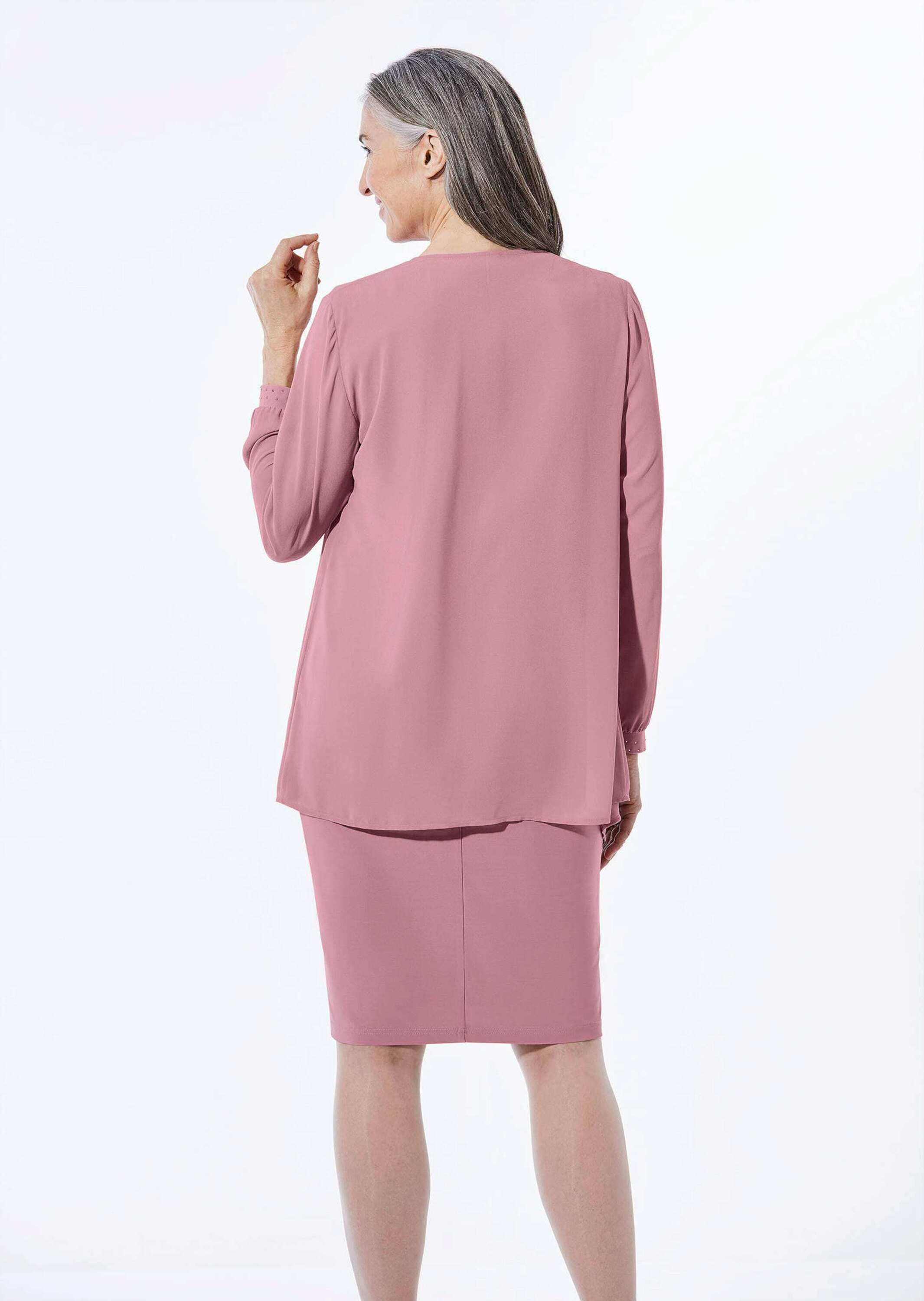 GOLDNER 2-in-1-Kleid »Kleid mit Jacke Kleid mit feinem Chiffonjäckchen«
