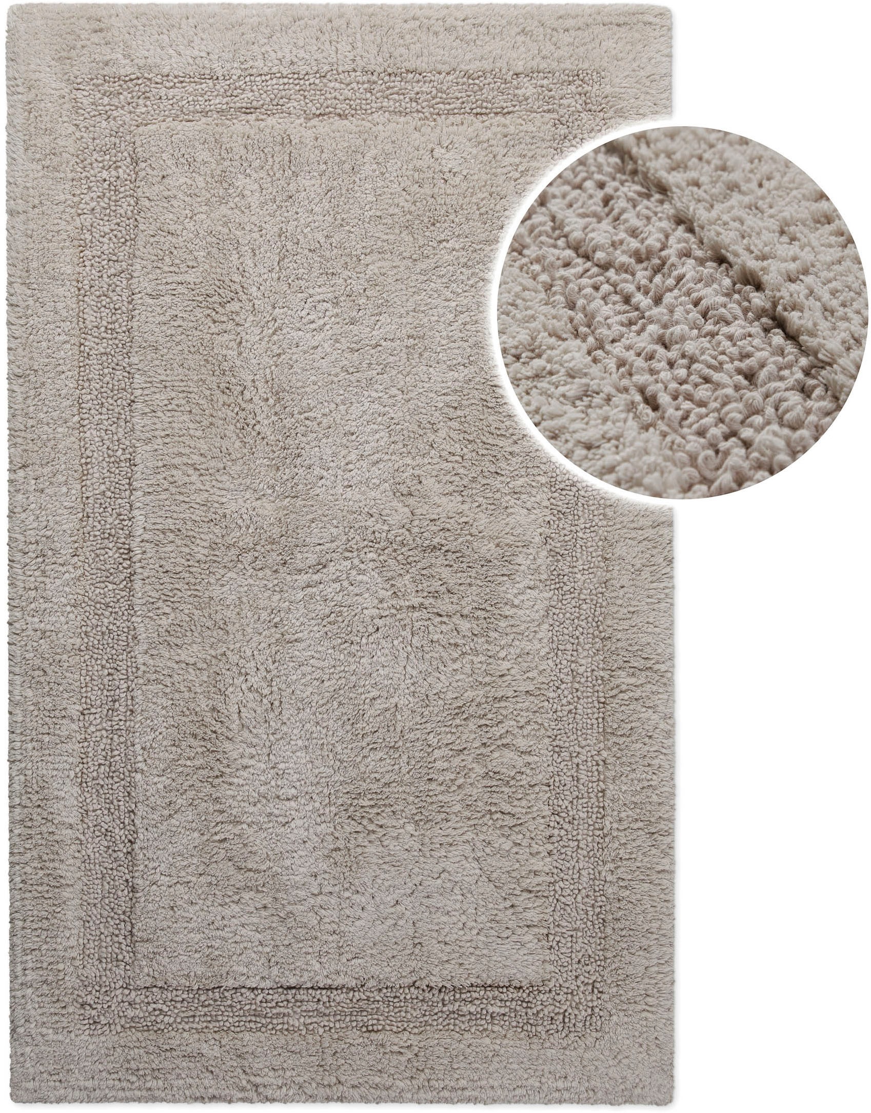 Wecon home Basics Badematte "Knut" Höhe 20 mm waschbar, rutschfest, strapaz günstig online kaufen