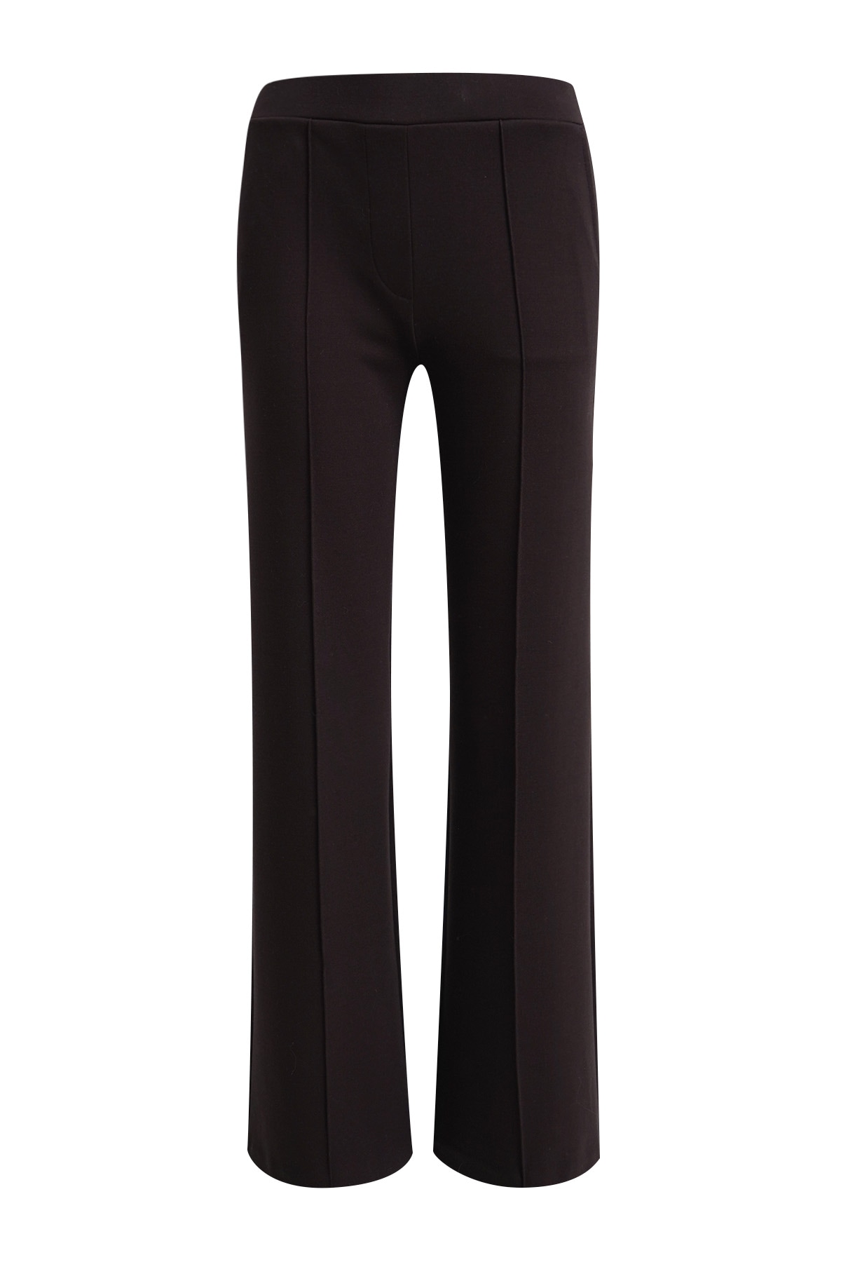 SMITH & SOUL Damen Jerseyhose, schwarz, Gr. S, unifarben, Jersey, Obermaterial: 70% Polyester, 26% Viskose, 4% Elasthan, Hosen, mit Bügelfalte
