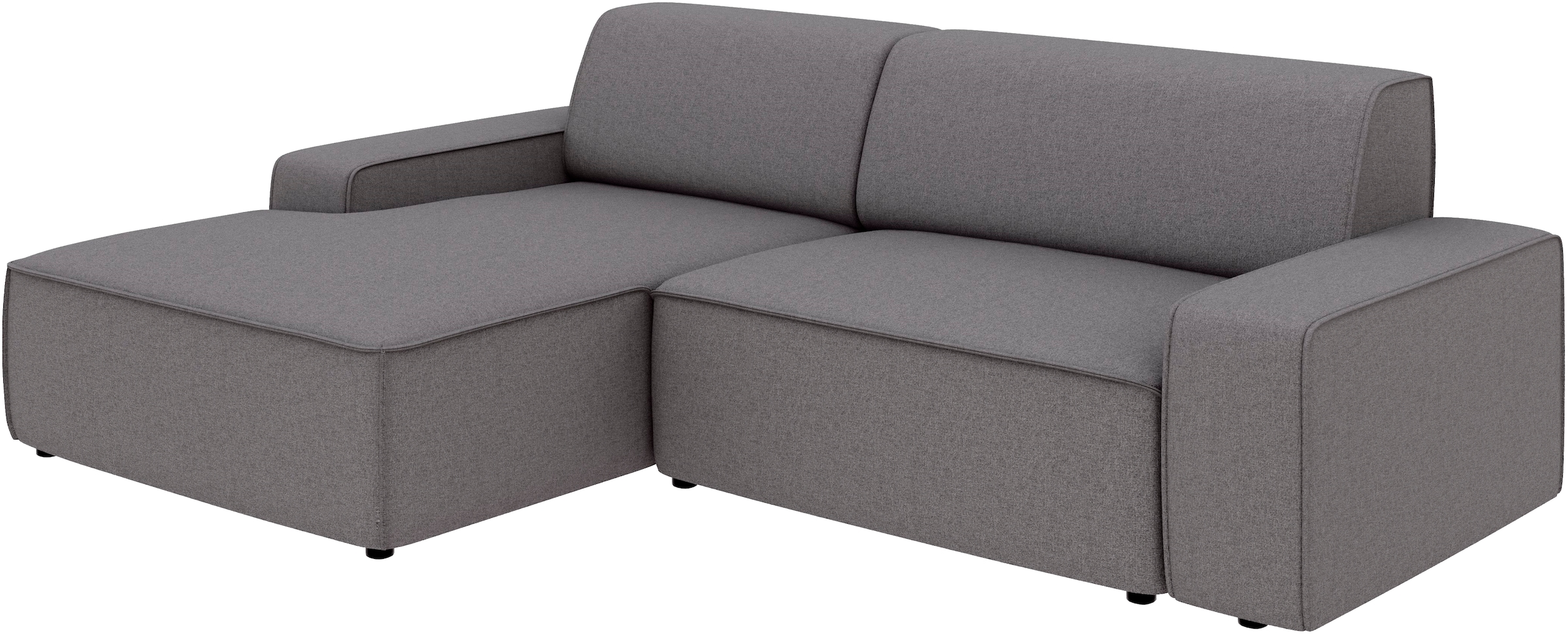 TRENDMANUFAKTUR Ecksofa »Graz, wahlweise mit Sitzvorschub und Bettkasten, L-Form, Breite 246 cm«, in Cord-, haustierfreundlichem LEO Struktur- oder LUMOS-3D-Bezug