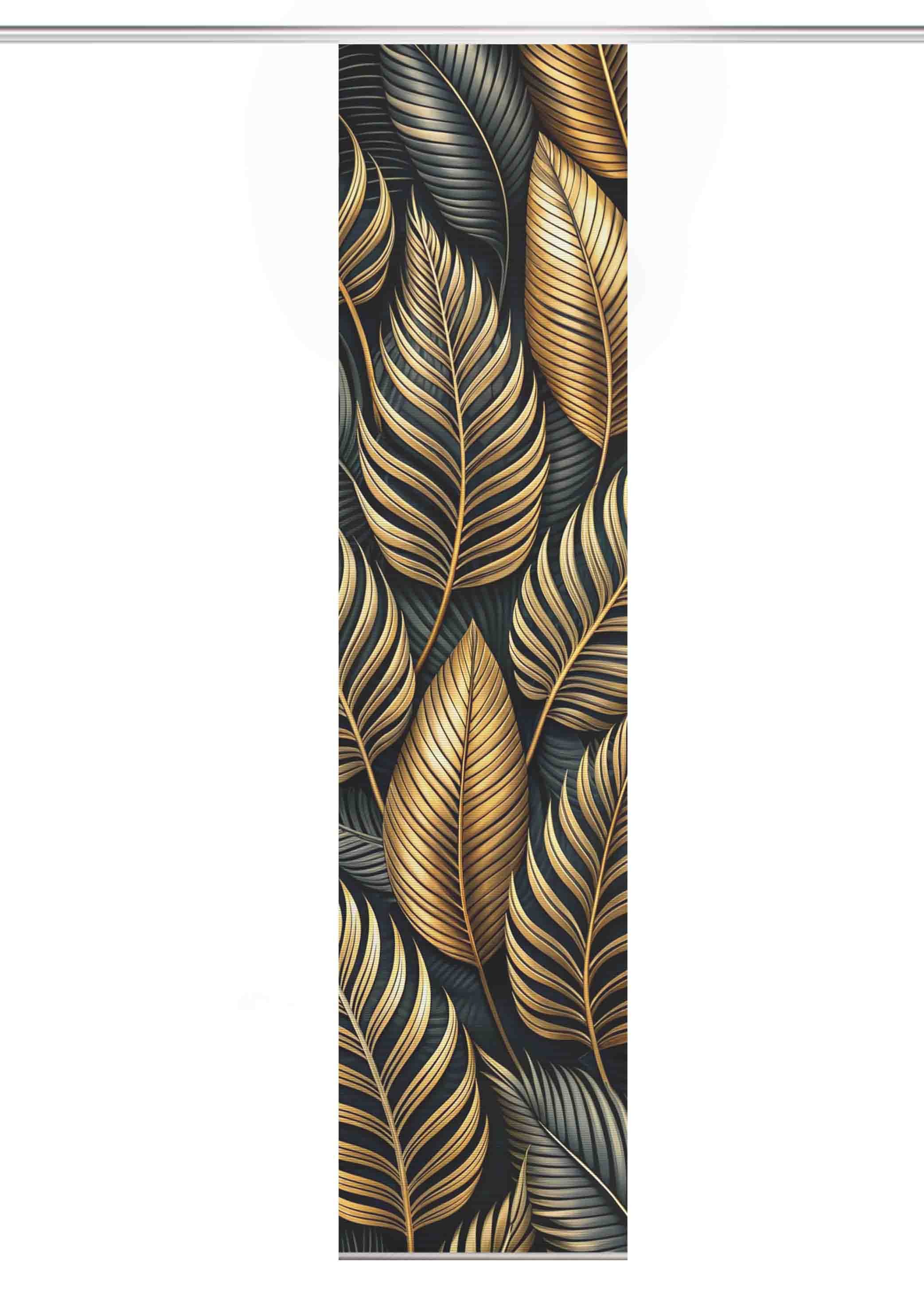 HOME in green Schiebegardine "ZEDRIC" Paneelwagen 1 Stk. tlg. Bambusoptik, günstig online kaufen