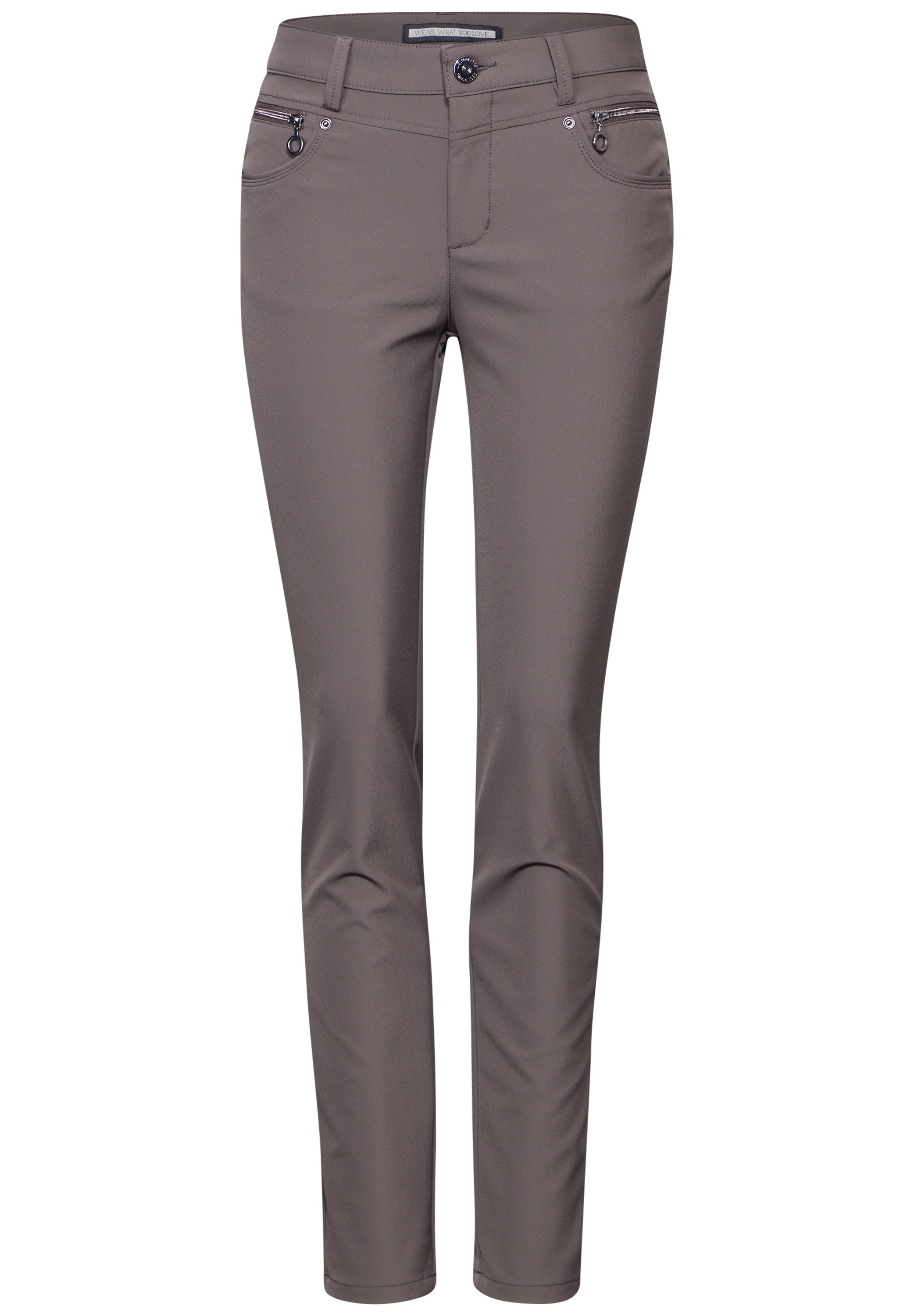 STREET ONE Röhrenhose, Middle Waist