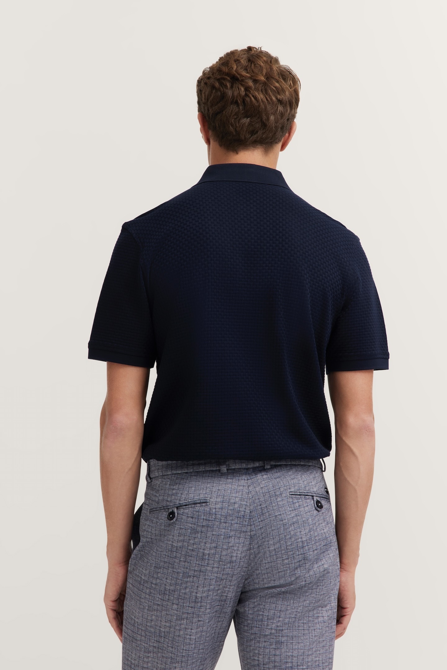 bugatti Poloshirt, aus atmungsaktiver Baumwolle