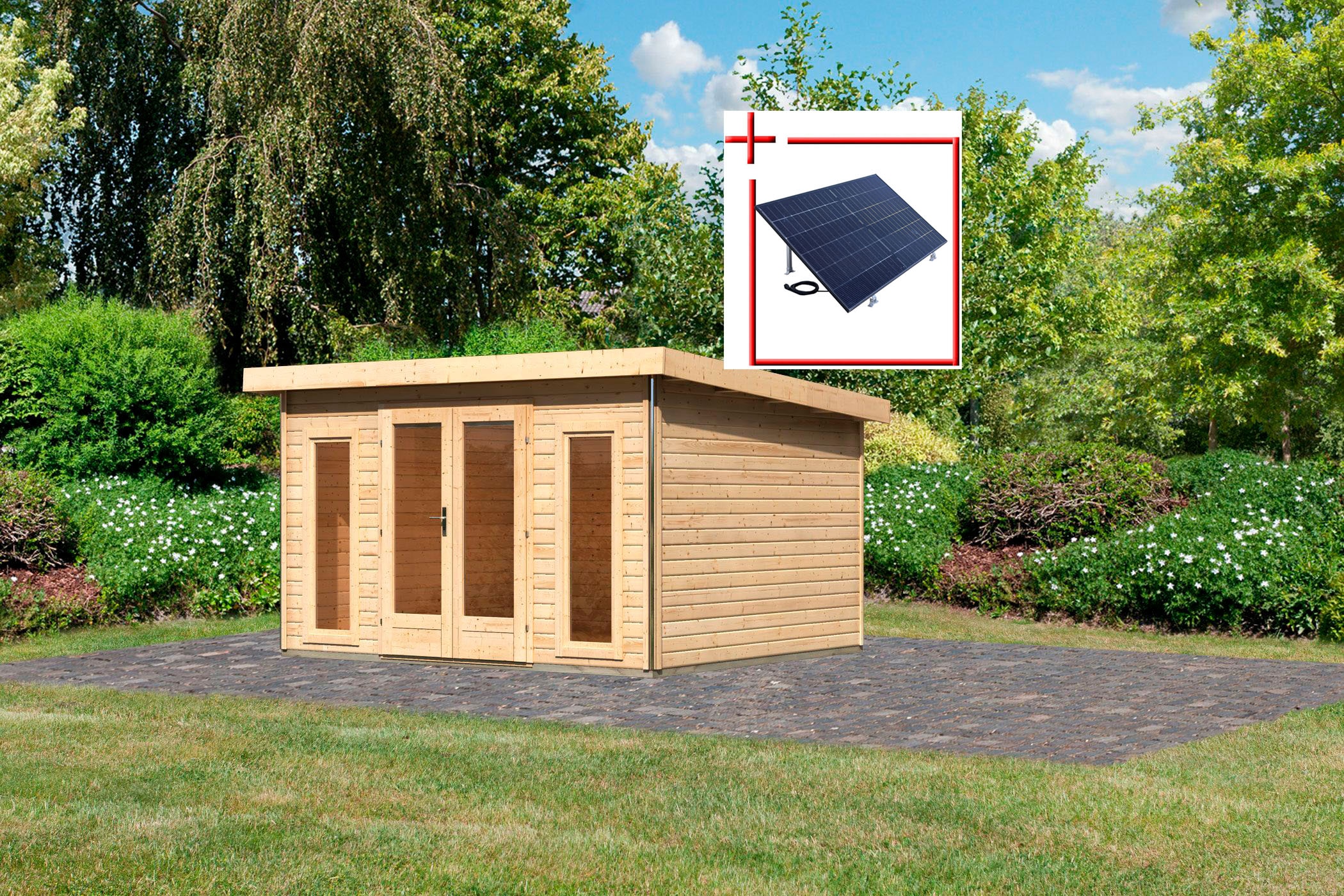 Karibu Gartenhaus "Rabensee 2", naturbelassen günstig online kaufen