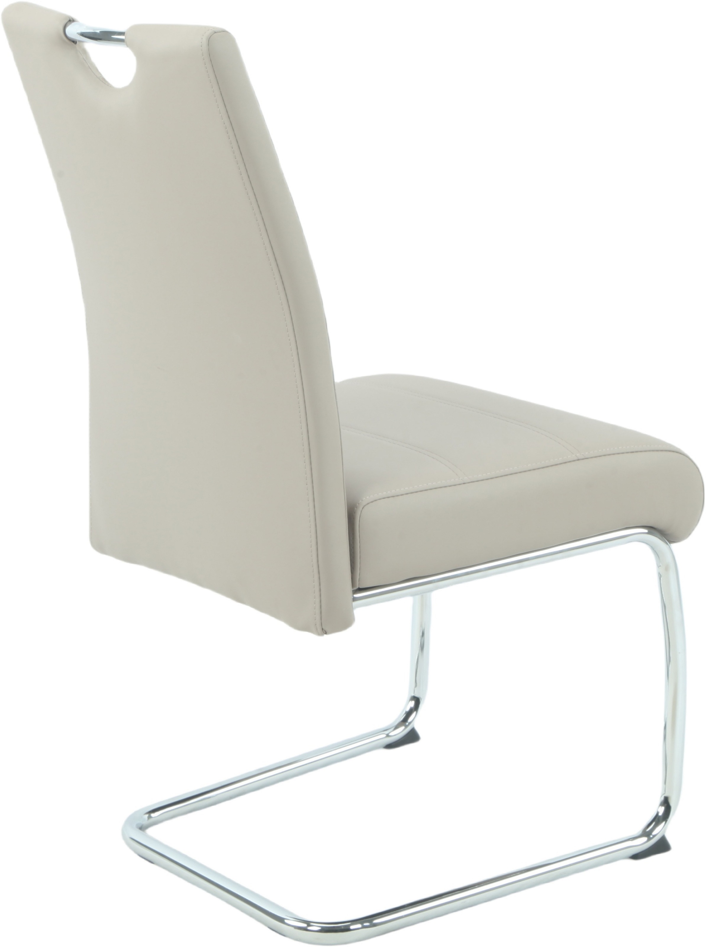 Thumbnail - HELA Freischwinger "FLORA Freischwinger mit Griff, 140kg belastbar" (Set) 2 Stk.XL-Esszimmerstuhl, Federkern für Sitzkom...