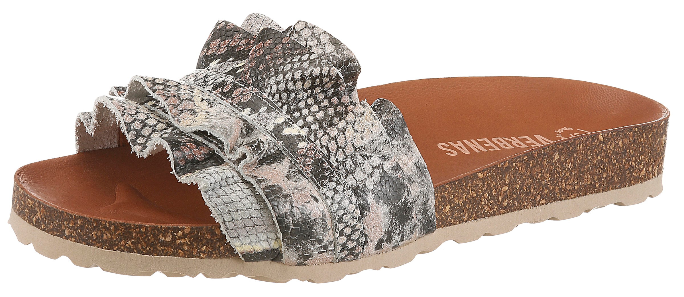 VERBENAS Pantolette "ROCIO" Sommerschuh, Strandschuh, Urlaubsschuh in Repti günstig online kaufen