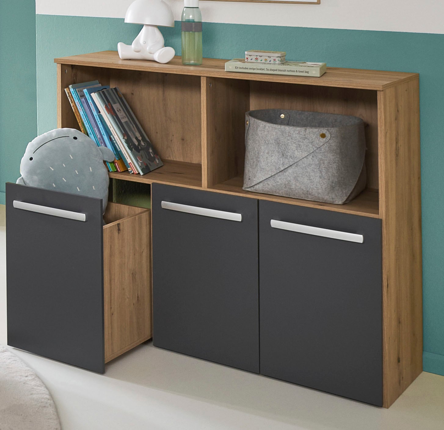 arthur berndt Jugendzimmer-Set »Kinderzimmer »Alessio« Set 4-teilig« Set, 4 Stk. tlg. Modernes Kleinkinderzimmer - Set