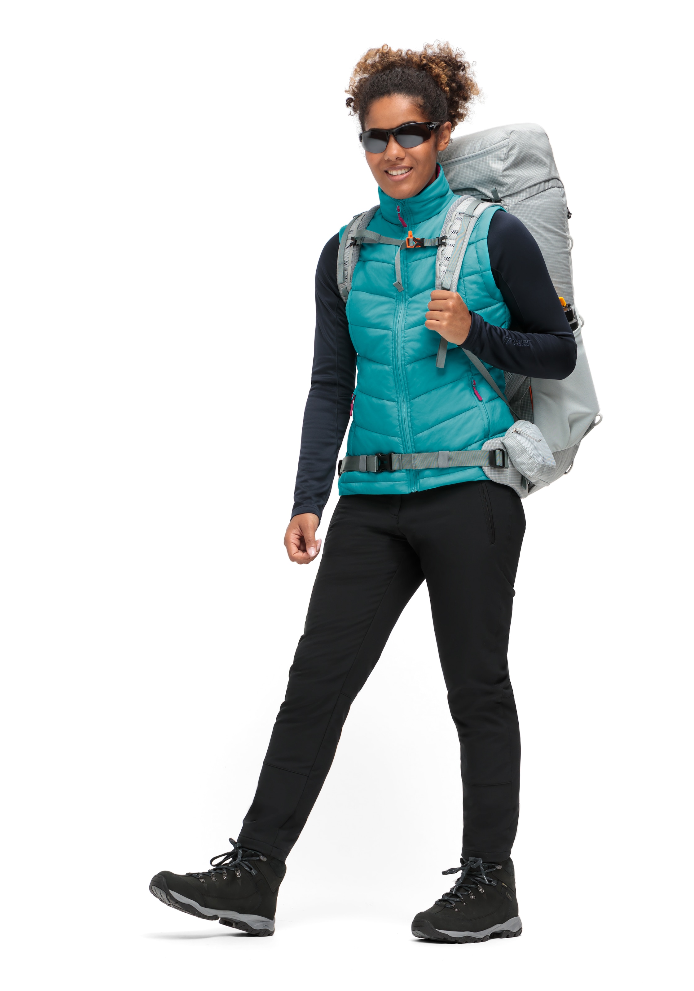 Maier Sports Steppweste "Lovisa", Damen Weste, Outdoorweste mit mTHERM Wattierung