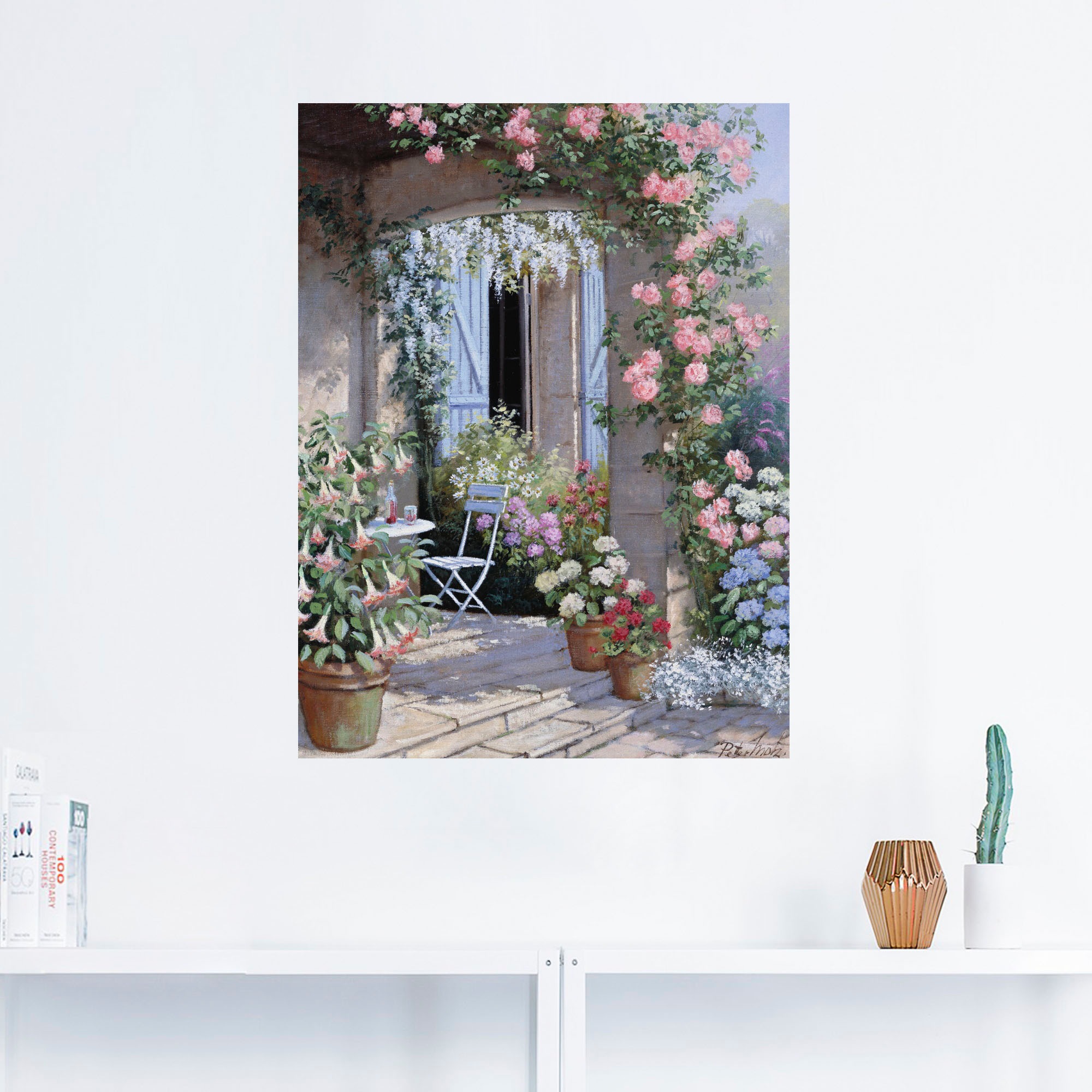 Artland Wandbild »Blumenangebot«, Garten, (1 St.), als Leinwandbild, Poster, Wandaufkleber in verschied. Größen