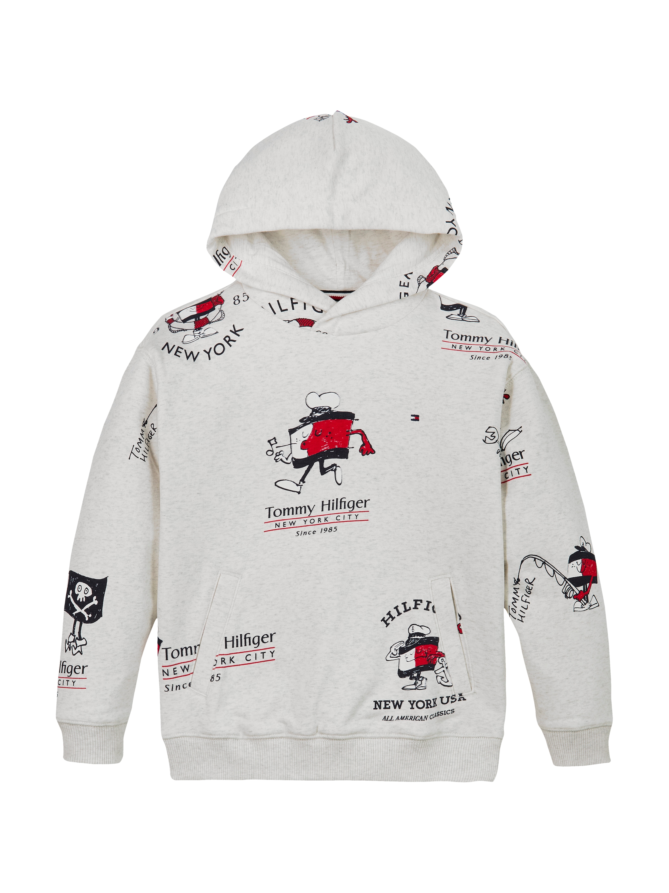 Tommy Hilfiger Kapuzensweatshirt »ALL OVER PRINT HOODIE«, mit allover Print