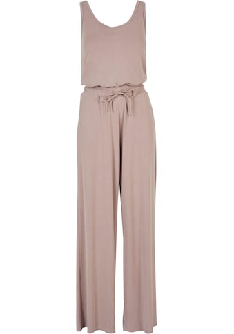 Jumpsuit »Urban Classics Damen Ladies Long Sleevless Modal Jumpsuit«, (1 tlg.)