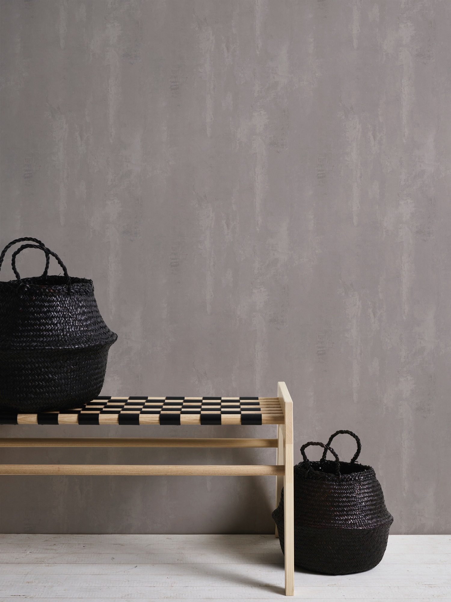 A.S. Création Vliestapete »Neue Bude 2.0 Tropical Concret in Vintage Beton Optik«, uni-einfarbig-unifarben, Tapete einfarbig Tapeten Wohnzimmer Schlafzimmer Küche modern Design