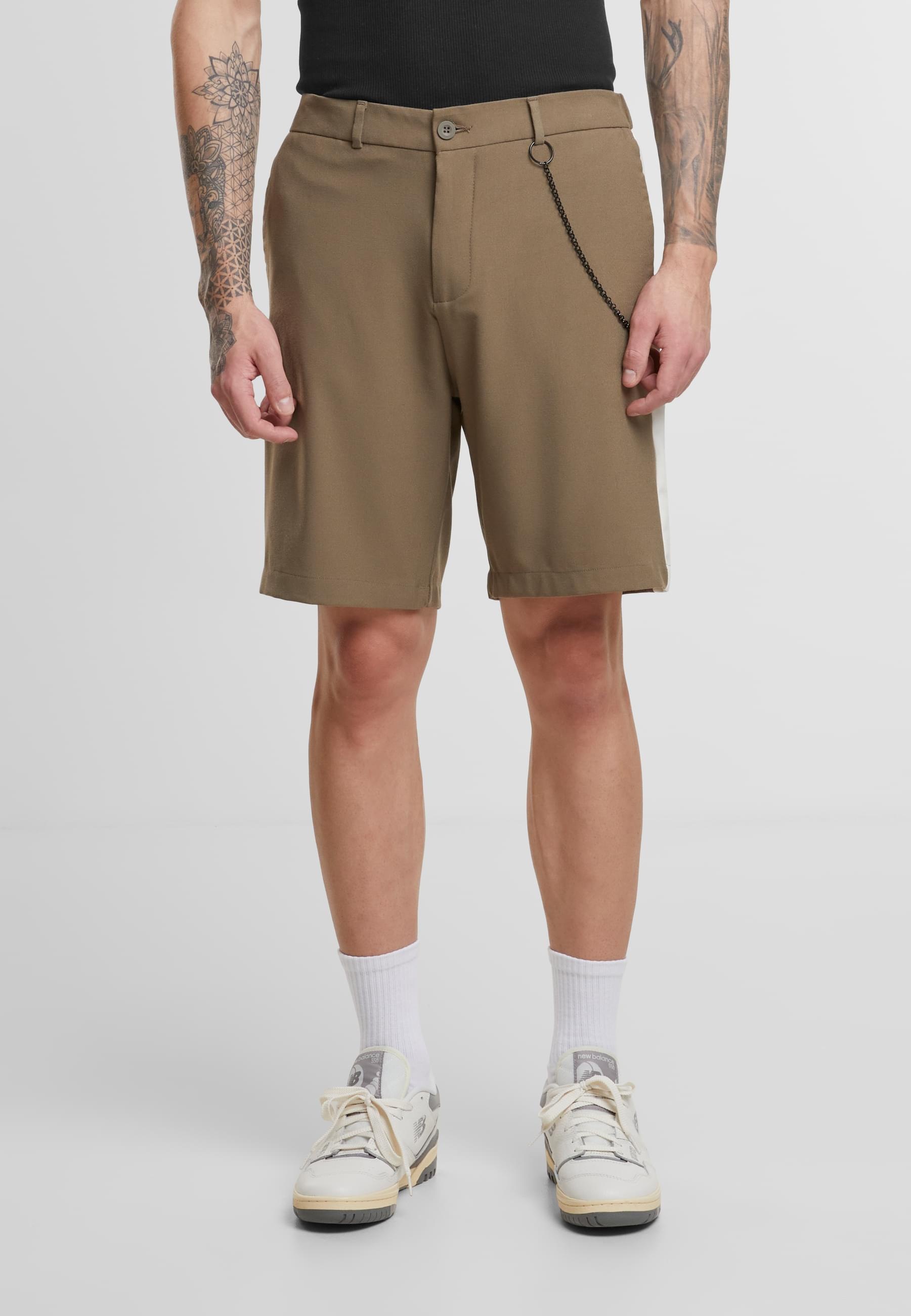 2Y Studios Sweatshorts »2Y Studios Herren 2Y Basic Shorts With Stripes«, (1 tlg.)