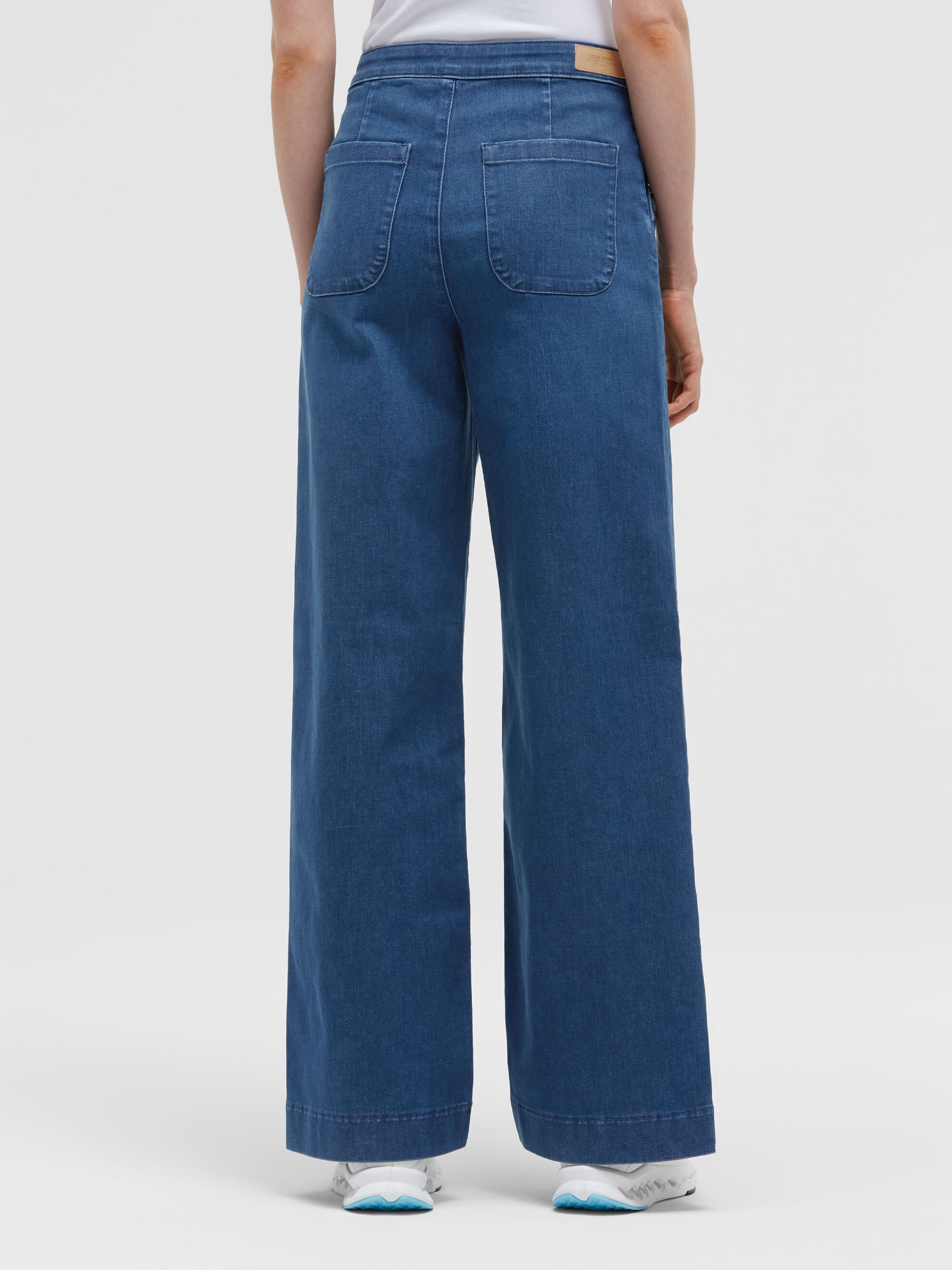 SOCCX Comfort-fit-Jeans mit hoher Leibhöhe