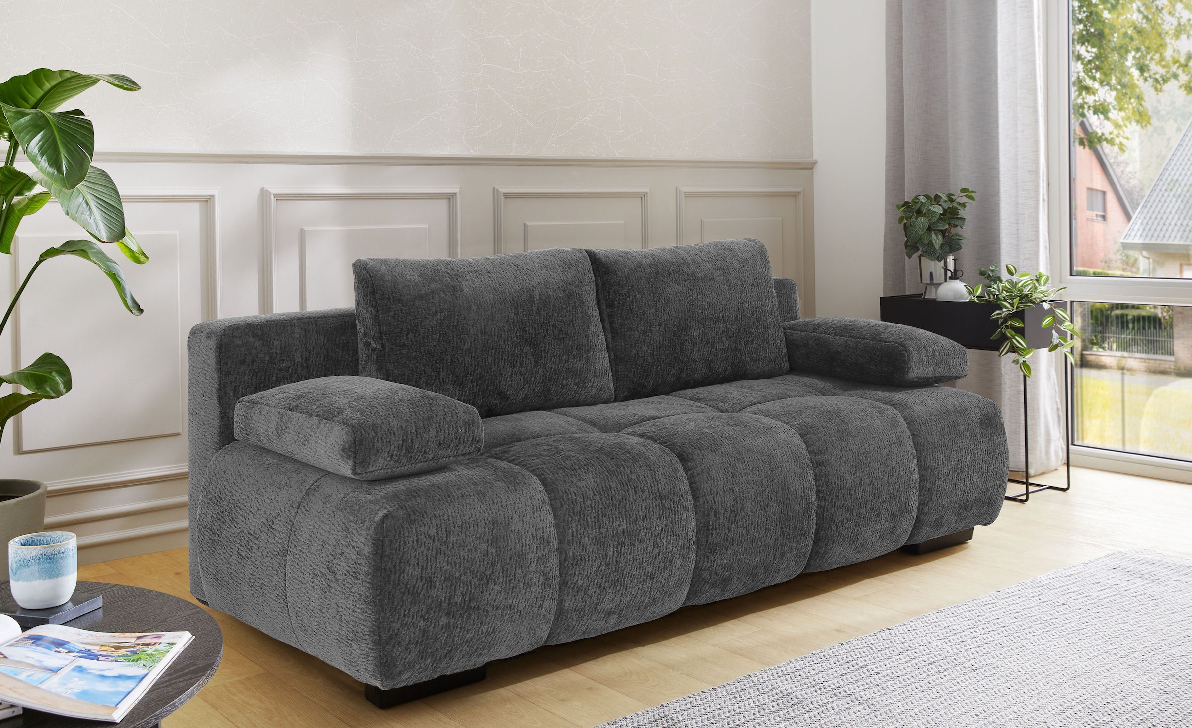 Jockenhöfer Gruppe Schlafsofa "Reno, B: 213 cm, Liegefl. 148x200 cm" mit Be günstig online kaufen