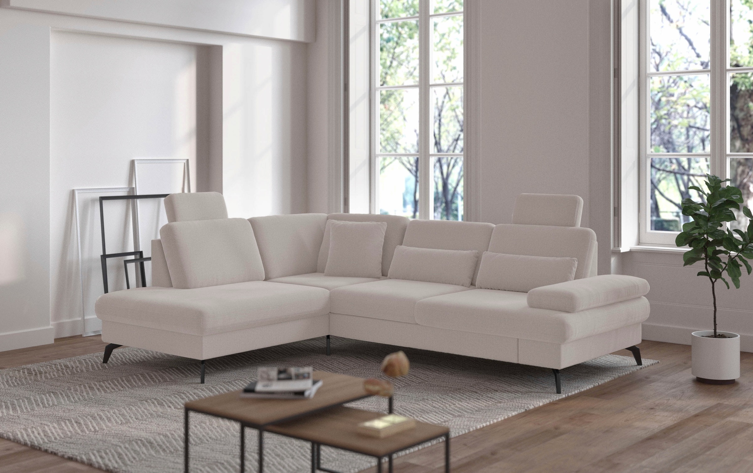 sit&more Ecksofa "Morris L-Form, inkl. Sitztiefenverstellung", wahlweise mi günstig online kaufen