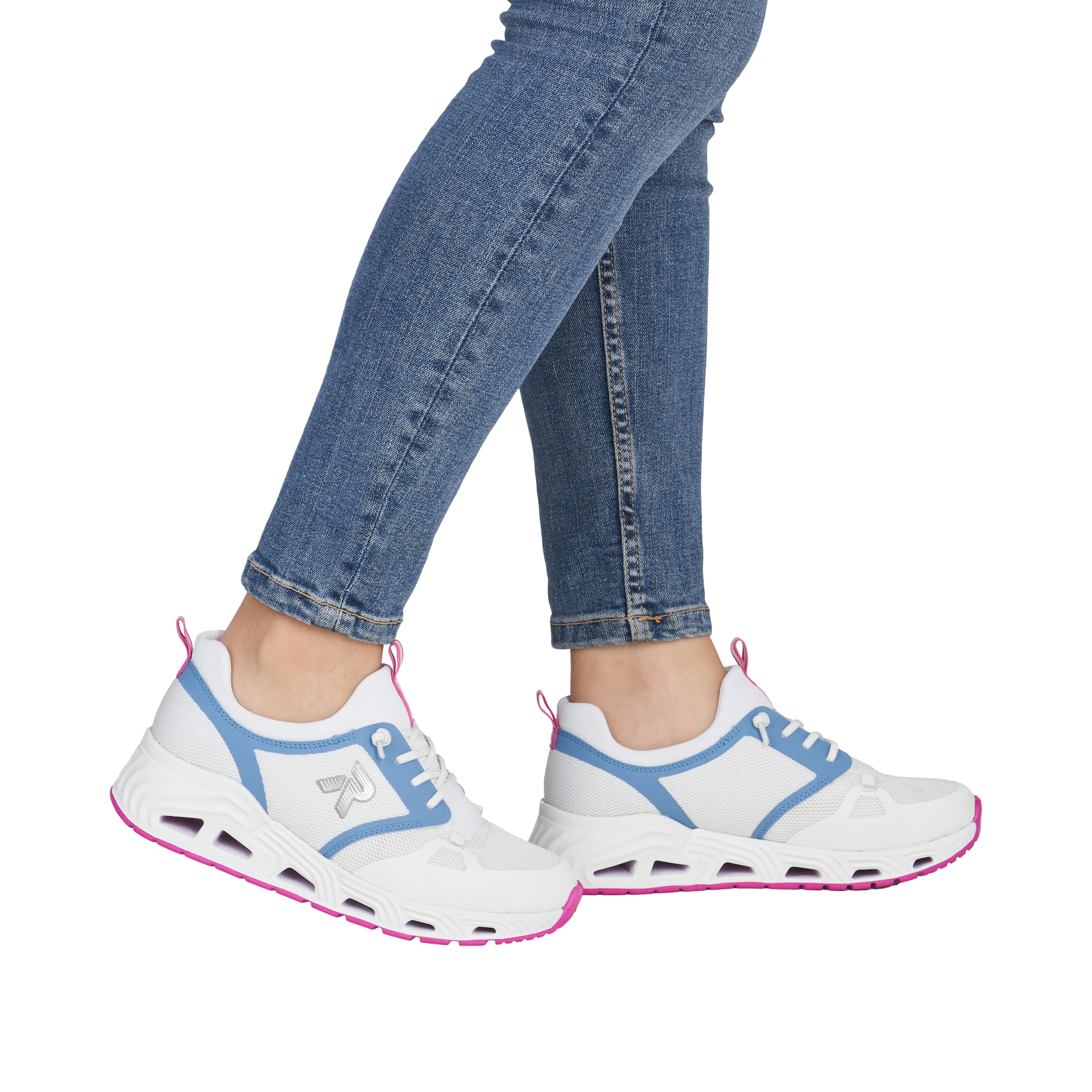 Rieker Slip-On Sneaker  Schlupfschuh, Freizeitschuh, Schnürschuh mit Gummizug