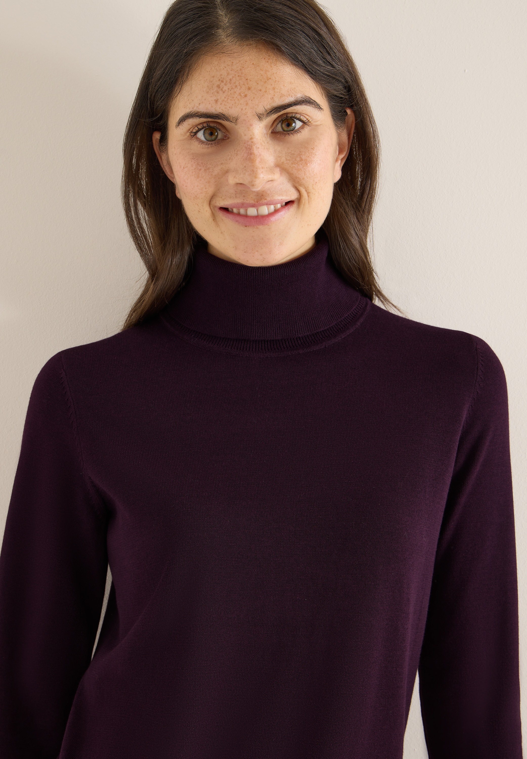 Thumbnail - Cecil Rollkragenpullover mit Viskose